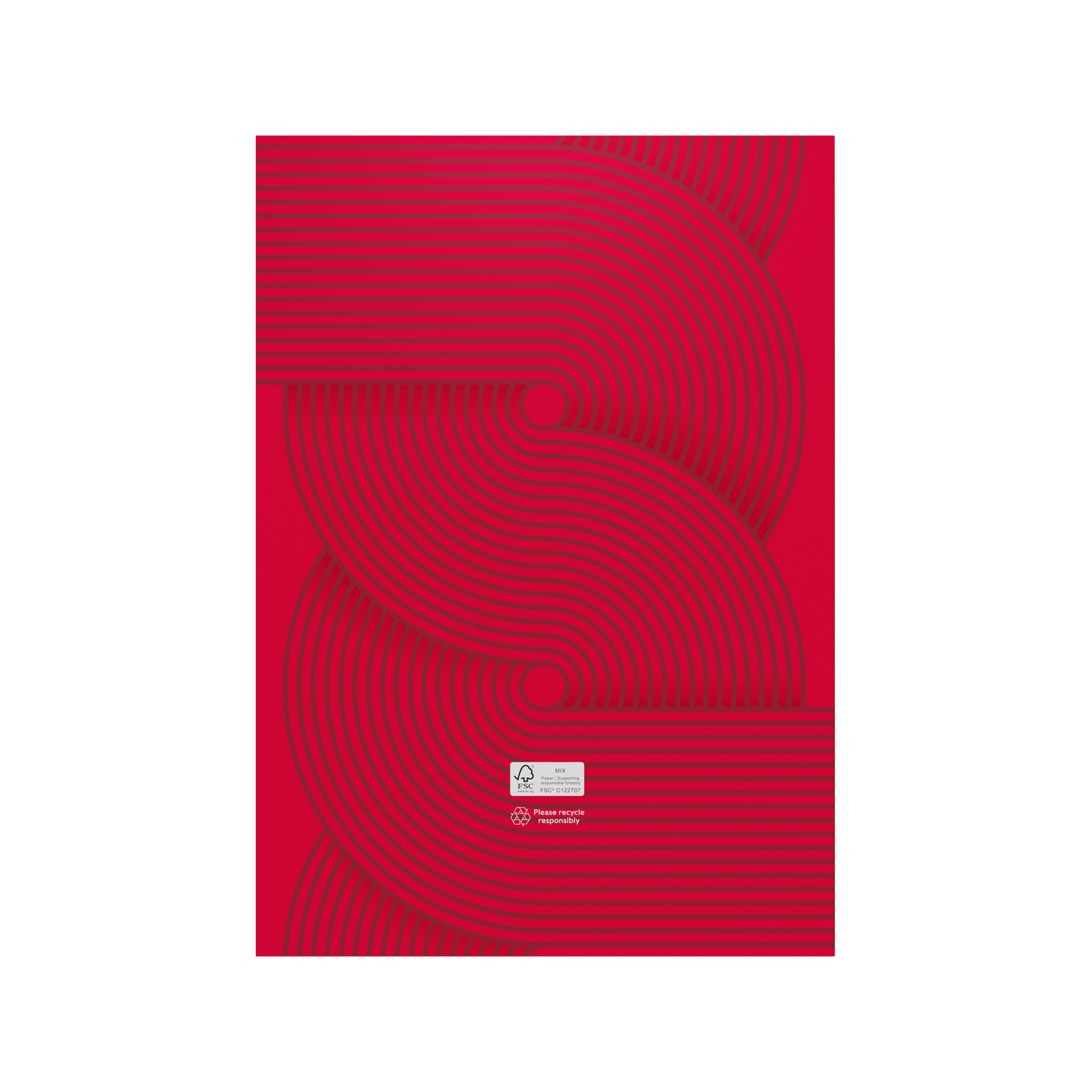 Collins Colplan 2027 A4 month to view planner Geo Red interior layout
