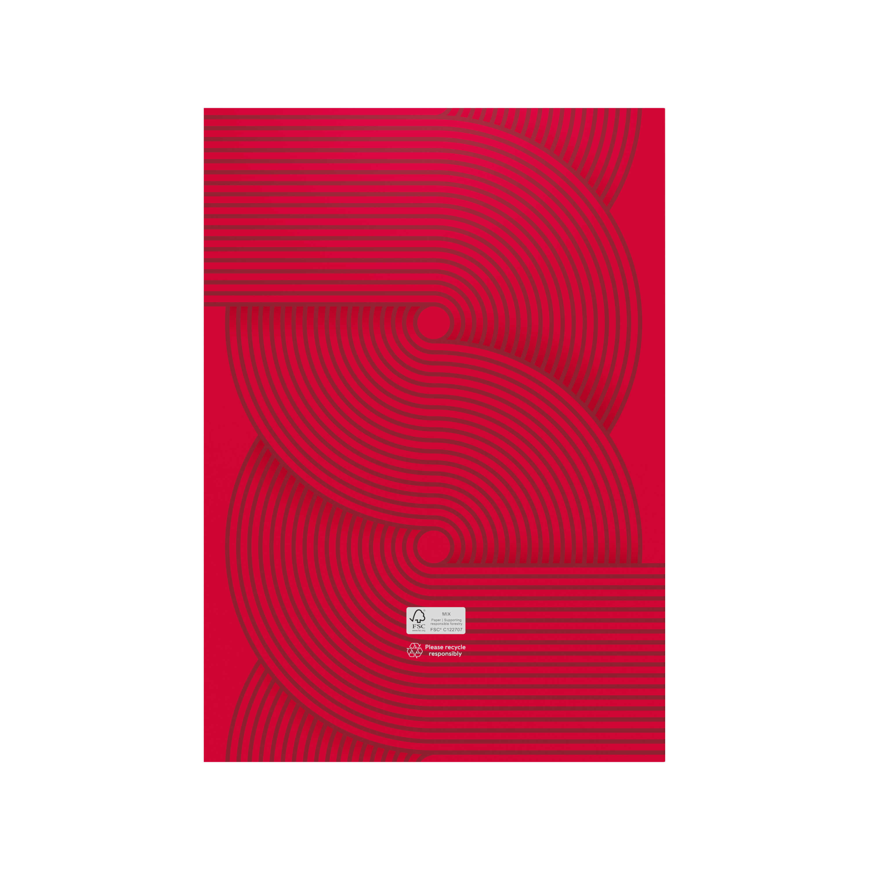 Collins Colplan 2027 A4 month to view planner Geo Red interior layout