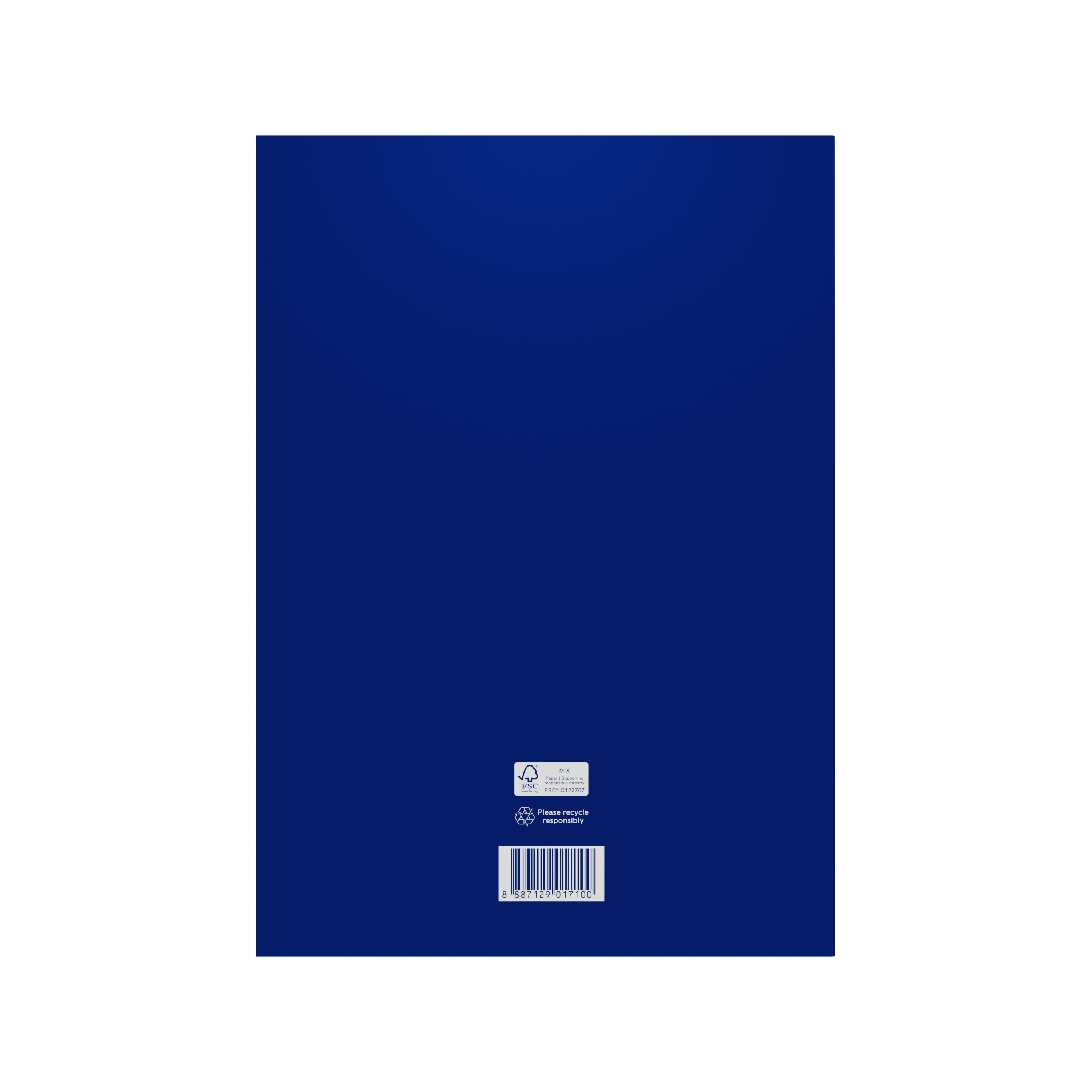 Collins Colplan 2027 A4 month to view planner Navy interior layout