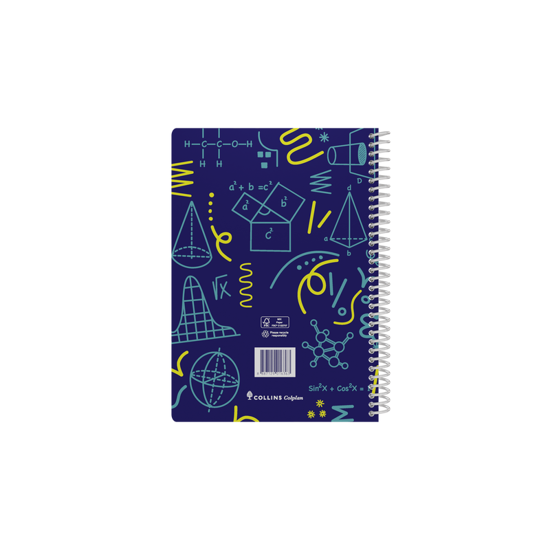 Collins Colplan 2027 A5 student diary week to view spiral interior layout