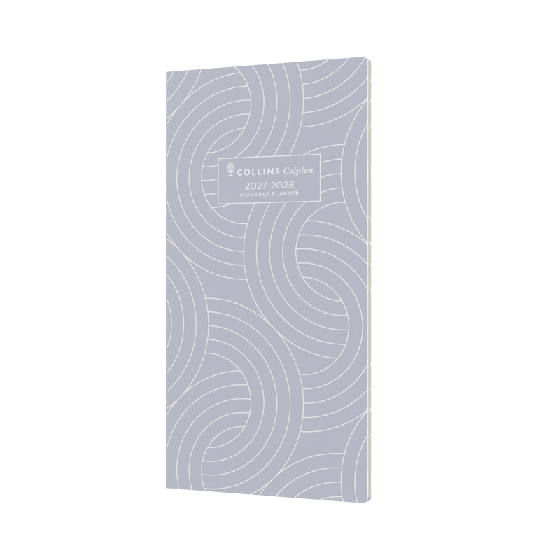 Collins Colplan 2027-28 B6 7 month to view planner diary Grey front cover