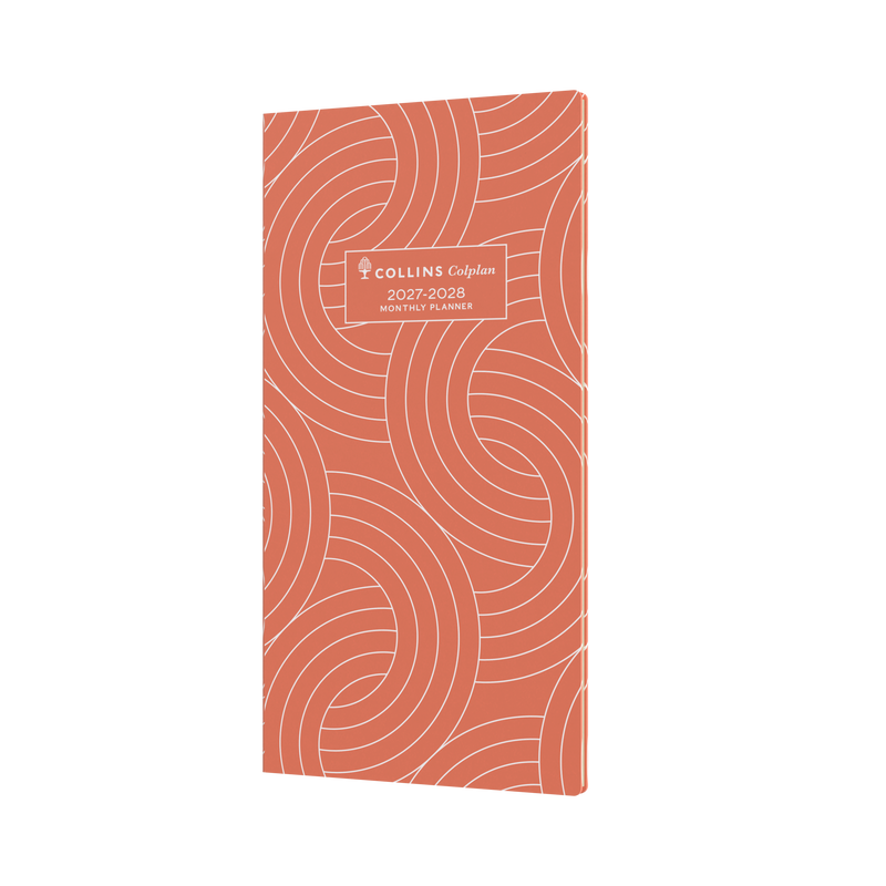Collins Colplan 2027-28 B6 7 month to view planner diary Orange front cover