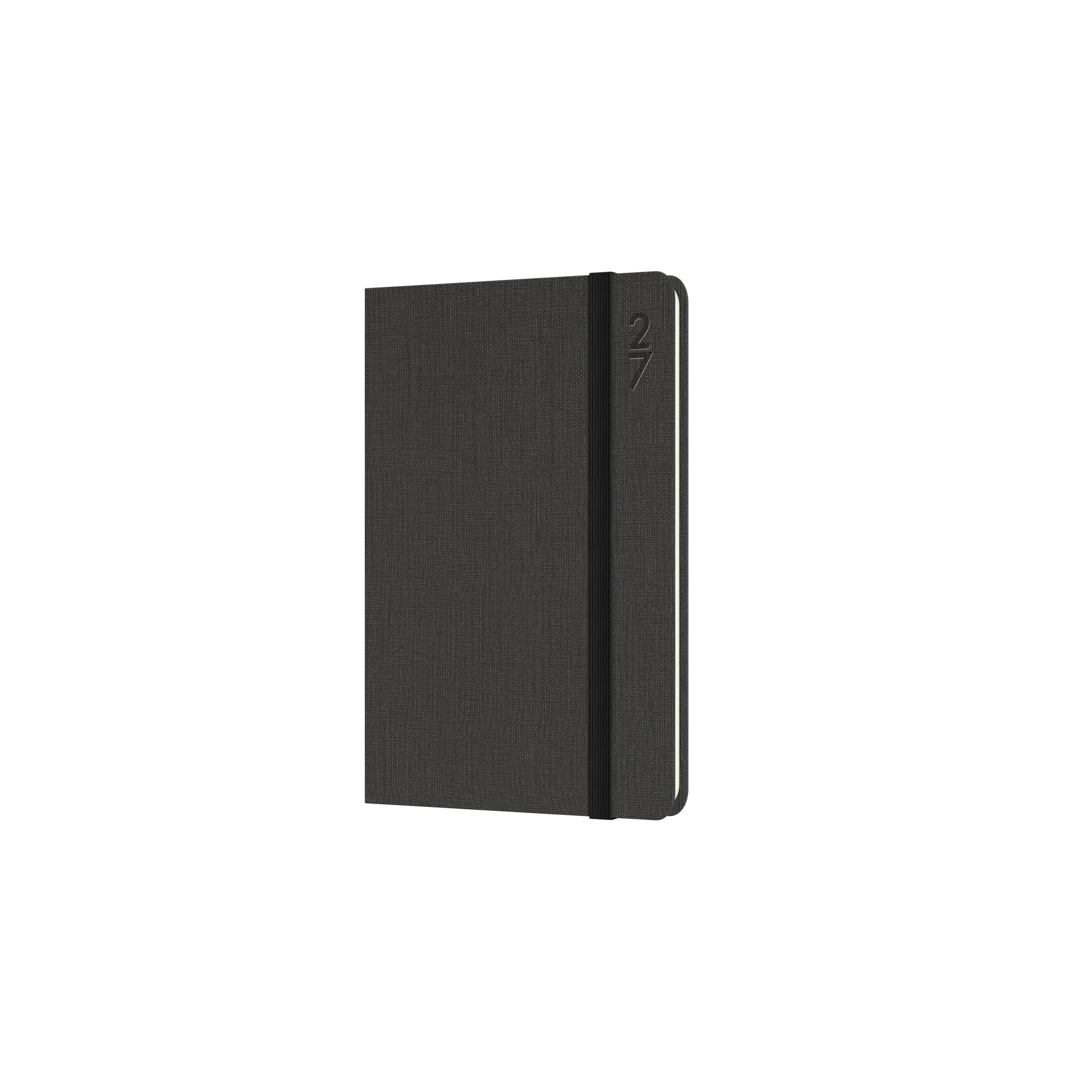Collins Debden Designer 2027 85x132mm Week to View Charcoal front cover