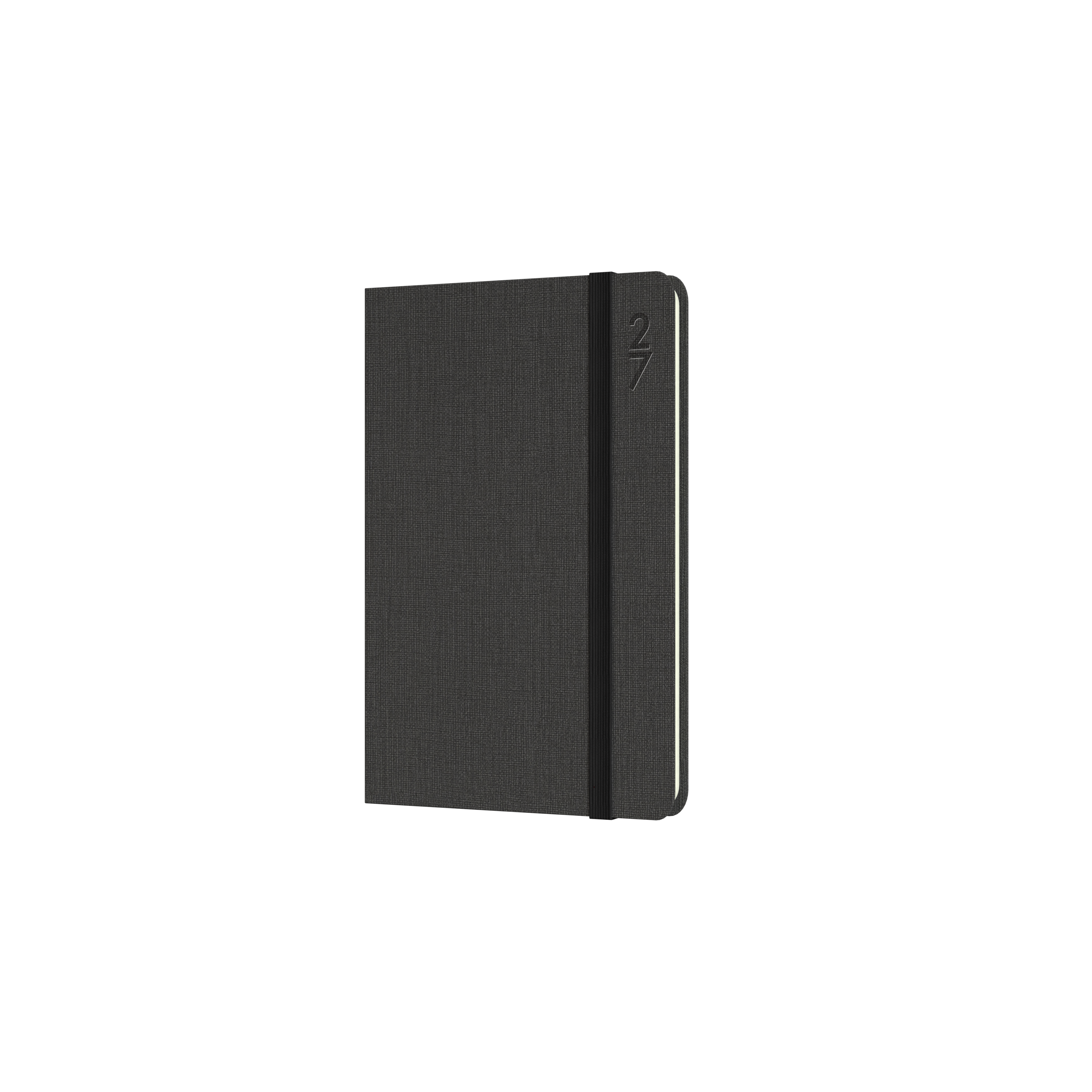 Collins Debden Designer 2027 85x132mm Week to View Charcoal front cover