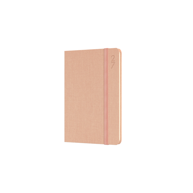 Collins Debden Designer 2027 85x132mm Week to View Peach front cover