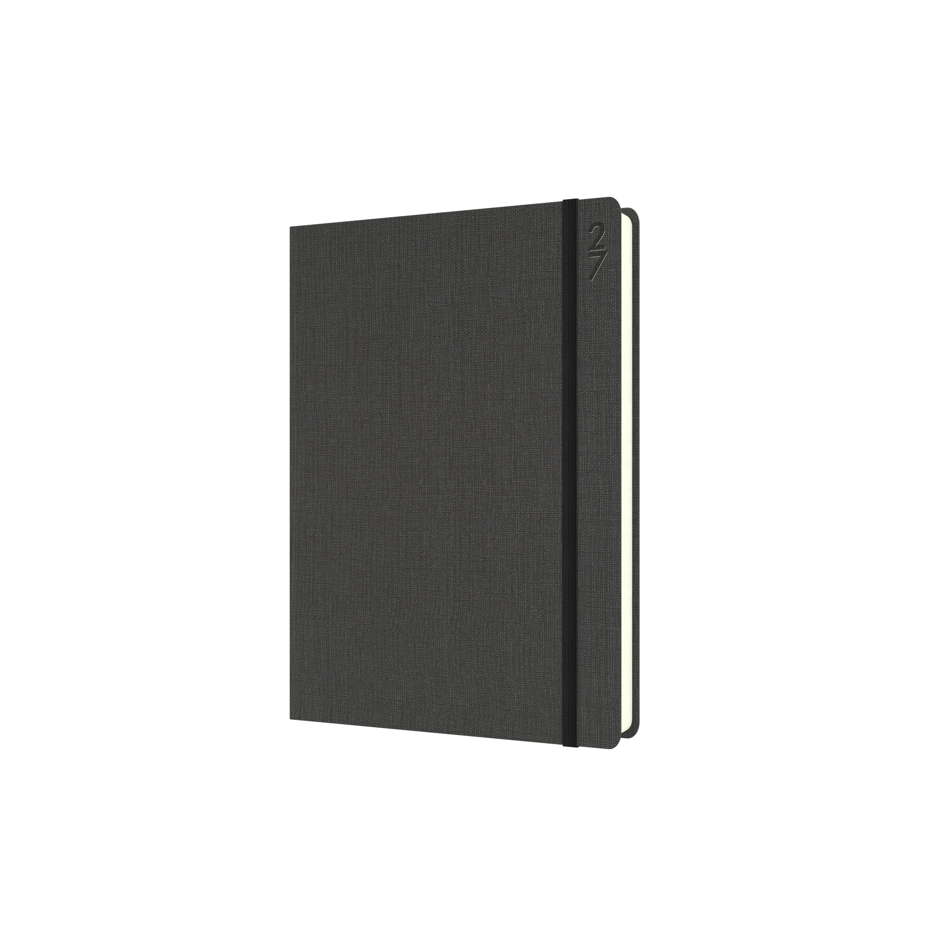 Collins Debden Designer 2027 A5 Day to Page Charcoal front cover