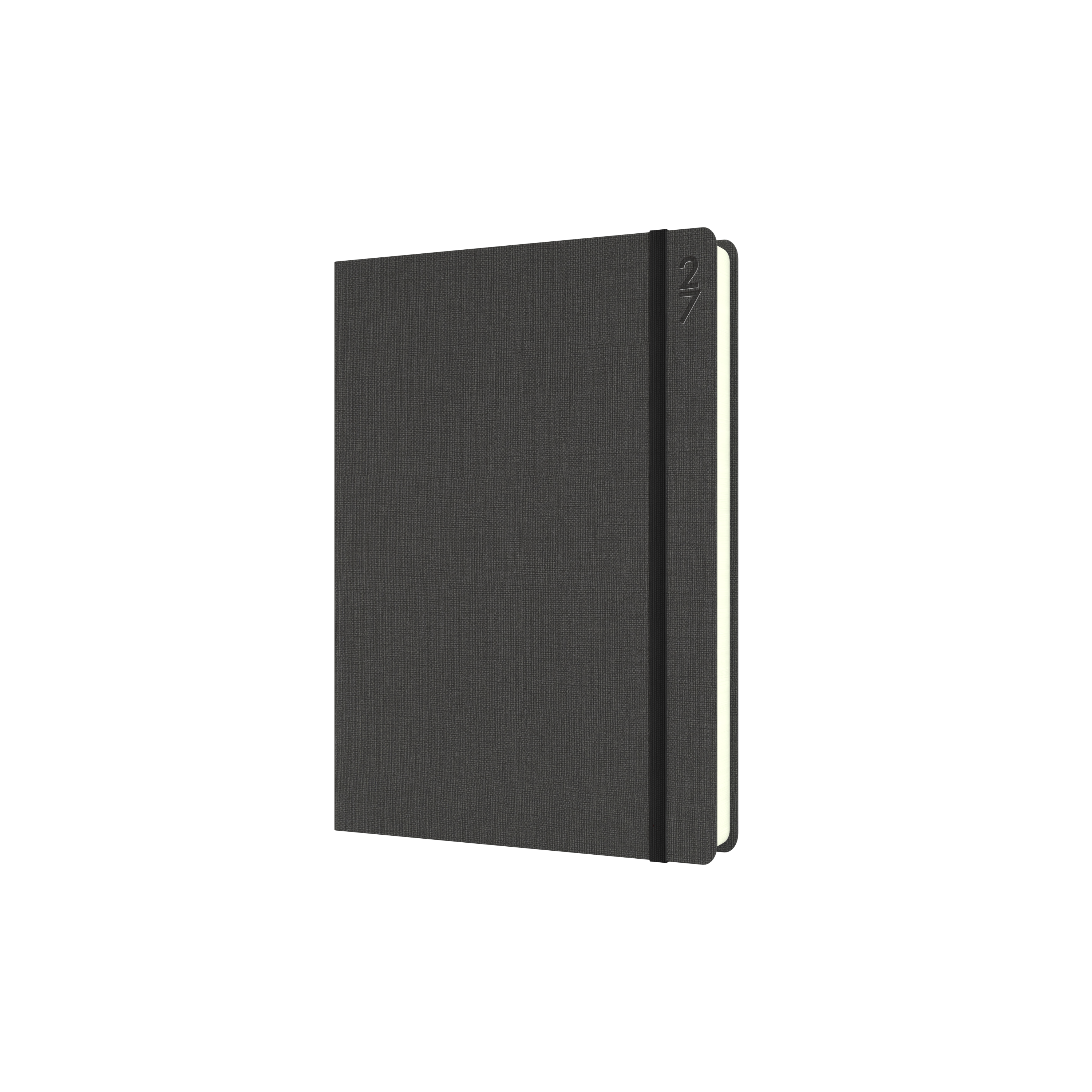 Collins Debden Designer 2027 A5 Day to Page Charcoal front cover