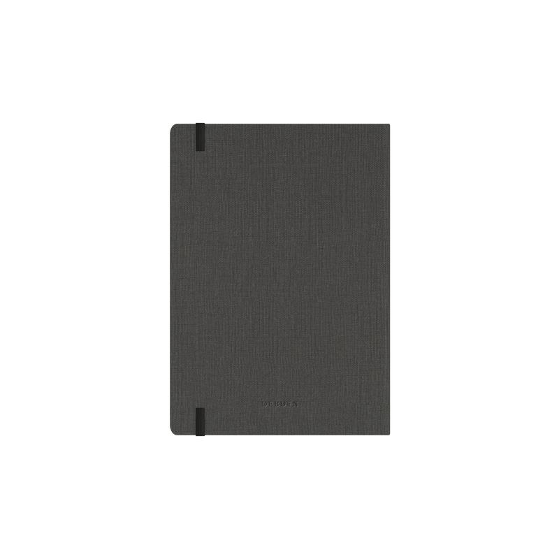 Collins Debden Designer 2027 A5 Day to Page Charcoal interior layout
