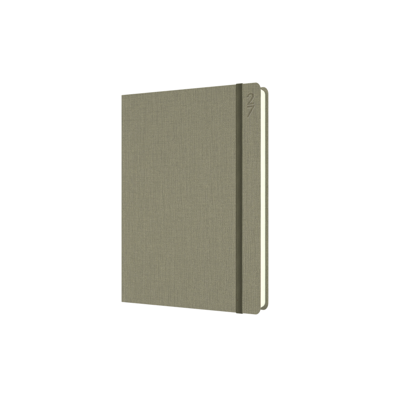 Collins Debden Designer 2027 A5 Day to Page Green front cover
