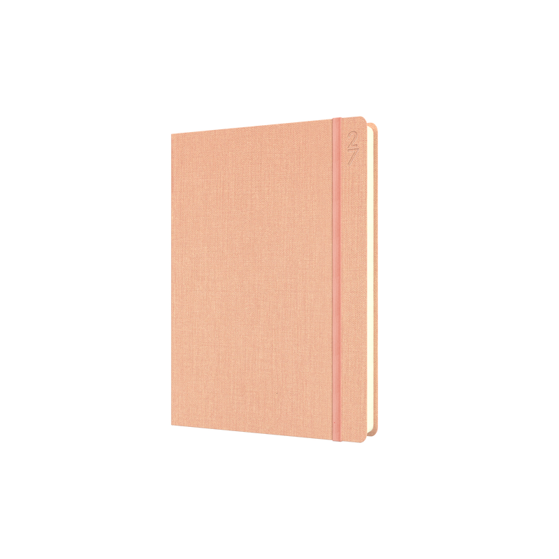 Collins Debden Designer 2027 A5 Day to Page Peach front cover