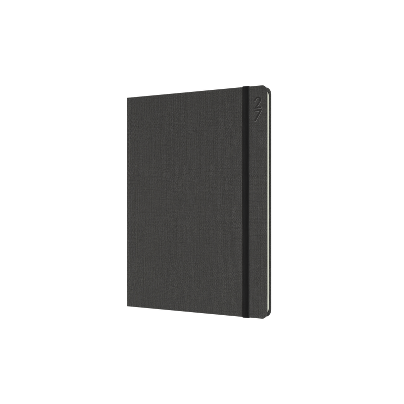 Collins Debden Designer 2027 A5 Week to View Charcoal front cover