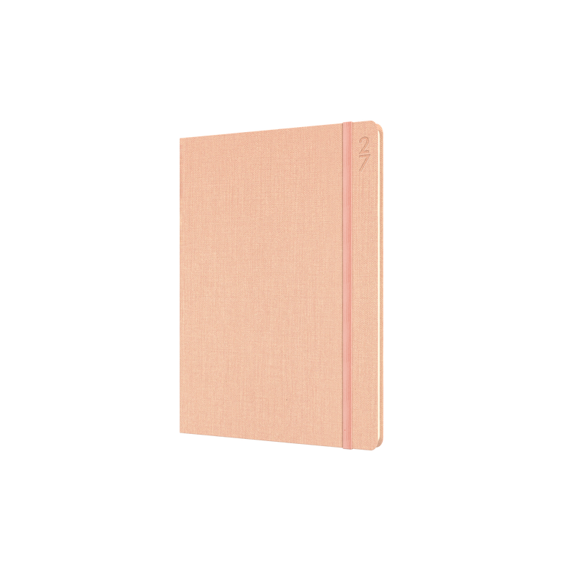 Collins Debden Designer 2027 A5 Week to View Peach front cover