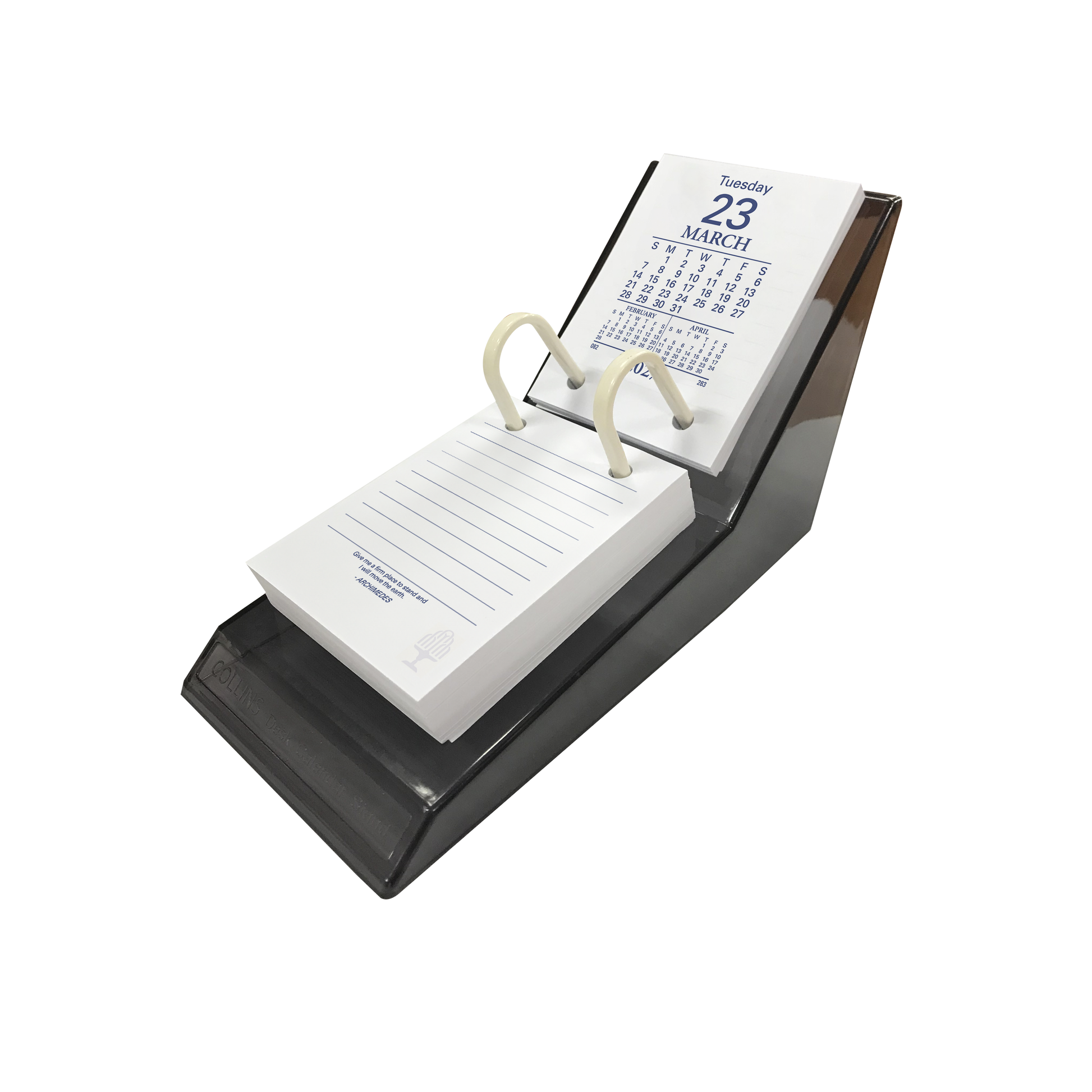 Collins 2027 Desk Calendar with Acrylic Stand Day to Page alternate view