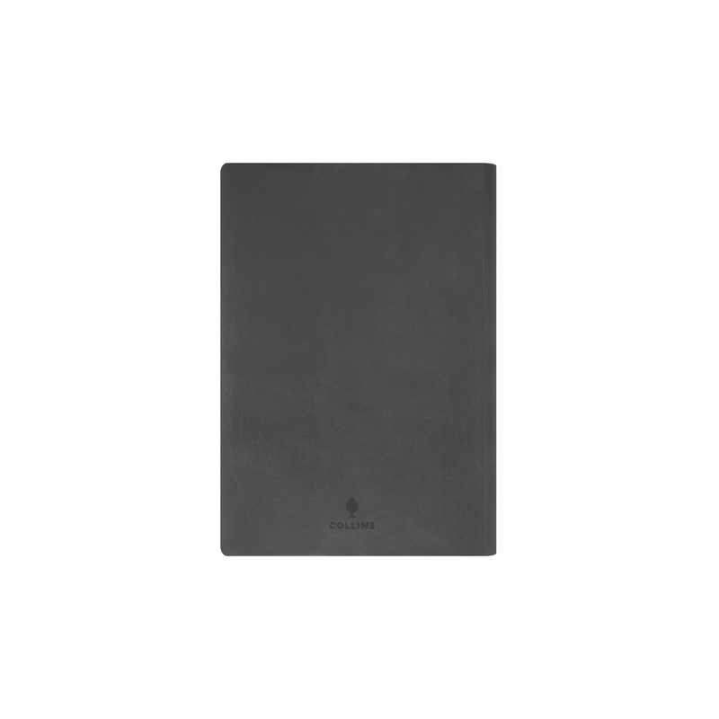 Edge Rainbow 2027 A5 Day to Page Charcoal Black interior layout