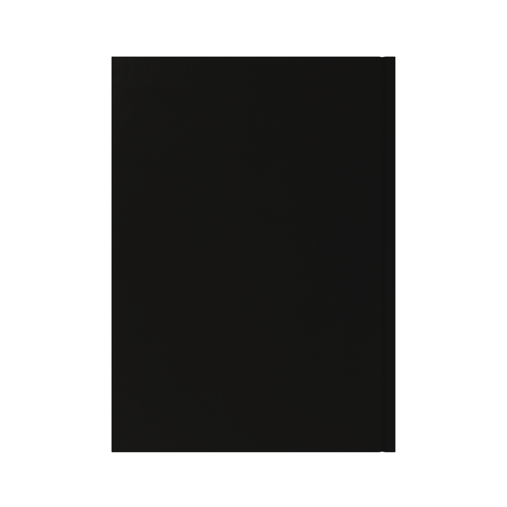 Collins Essential 2027 A4 day to a page diary black cover and spine detail