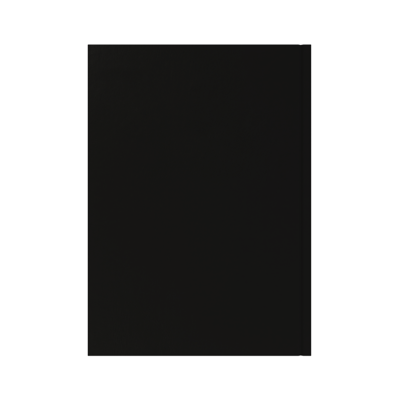 Collins Essential 2027 A4 day to a page diary black cover and spine detail