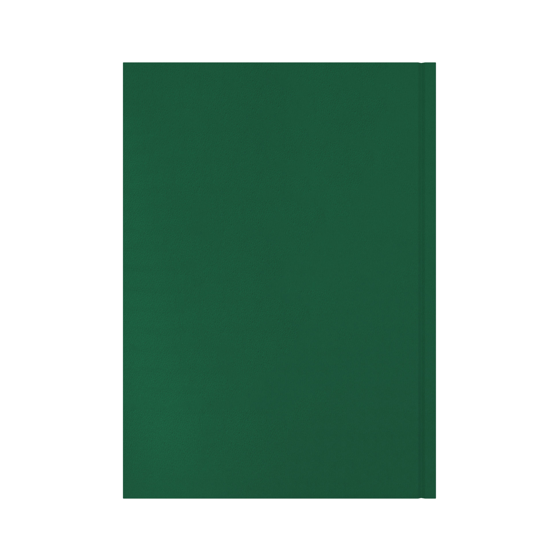 Collins Essential 2027 A4 day to a page diary green cover and spine detail