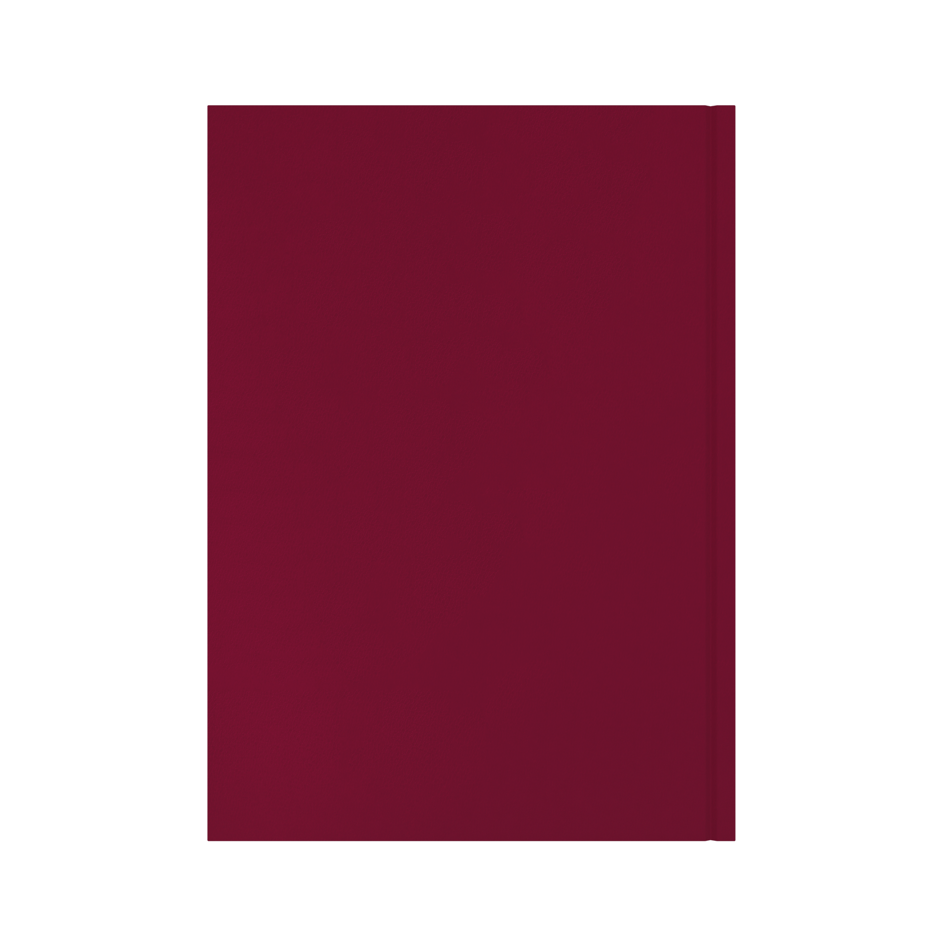 Collins Essential 2027 A4 day to a page diary maroon cover and spine detail