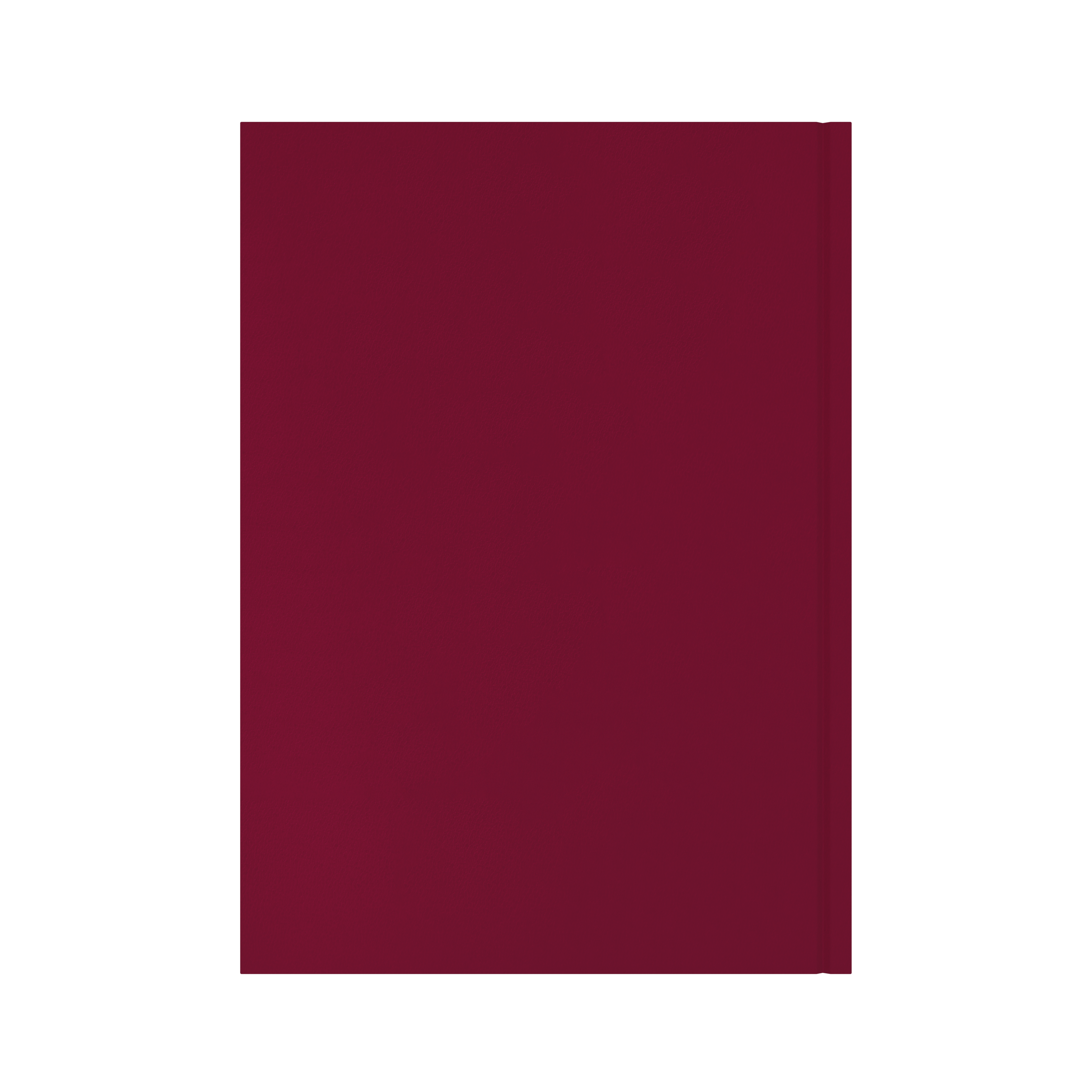 Collins Essential 2027 A4 day to a page diary maroon cover and spine detail
