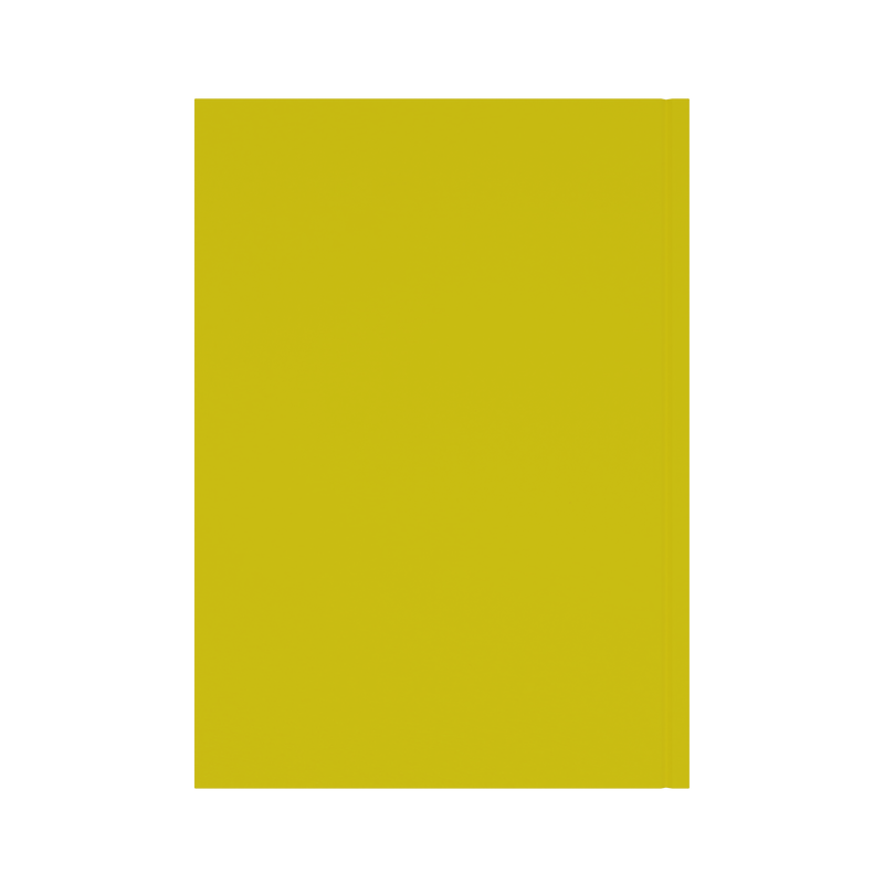 Collins Essential 2027 A4 day to a page diary yellow cover and spine detail