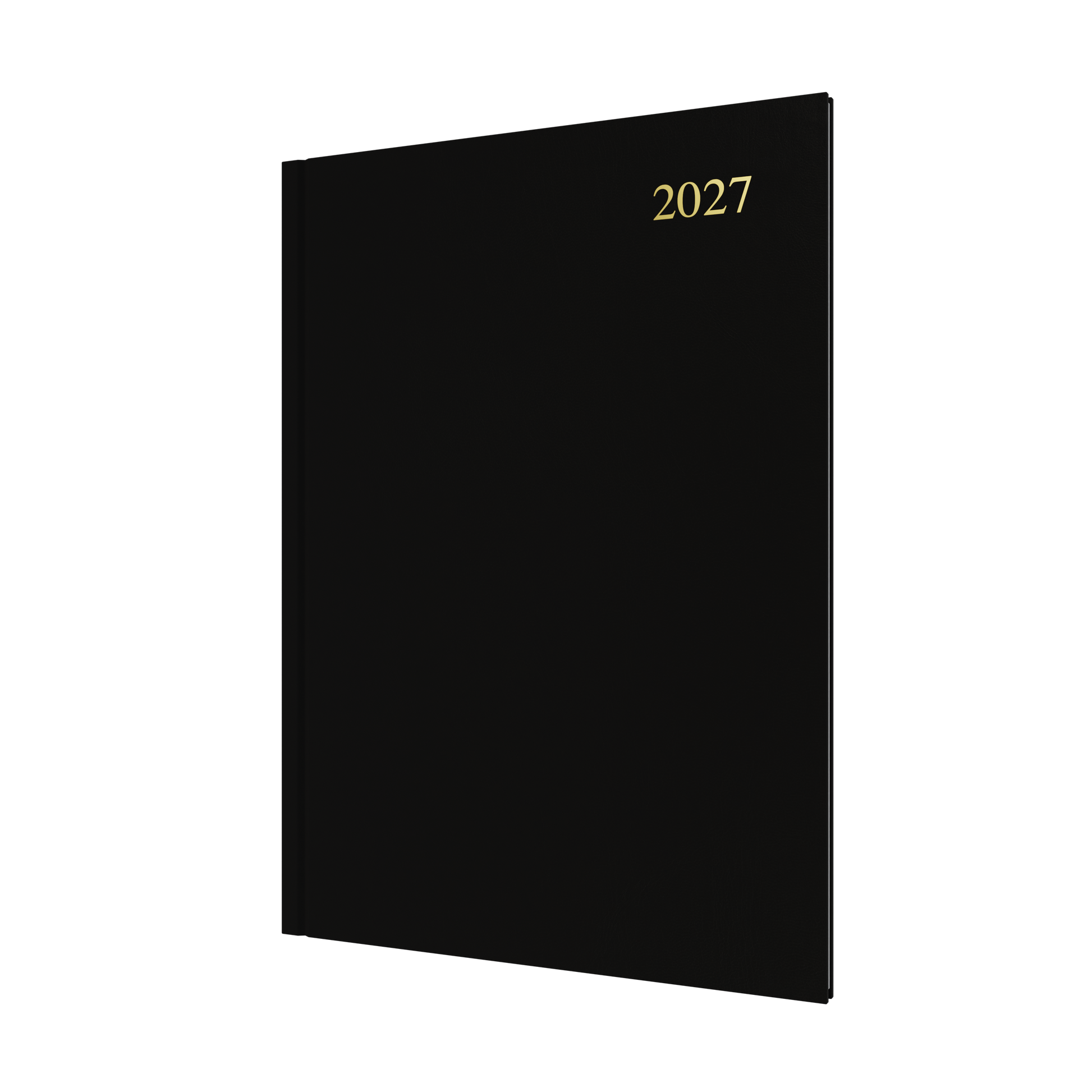 Collins Essential 2027 A4 Week to View Diary Black front cover