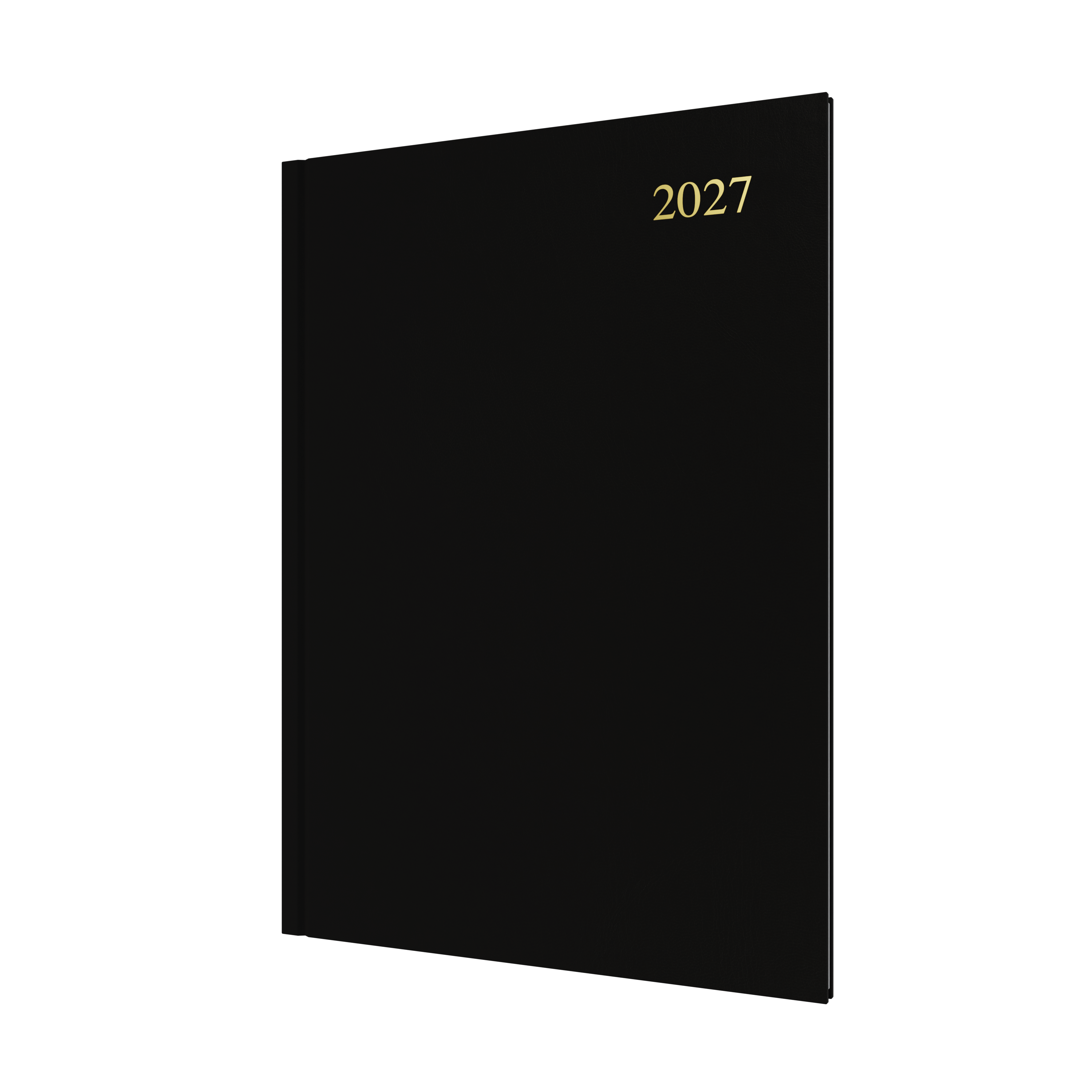 Collins Essential 2027 A4 Week to View Diary Black front cover