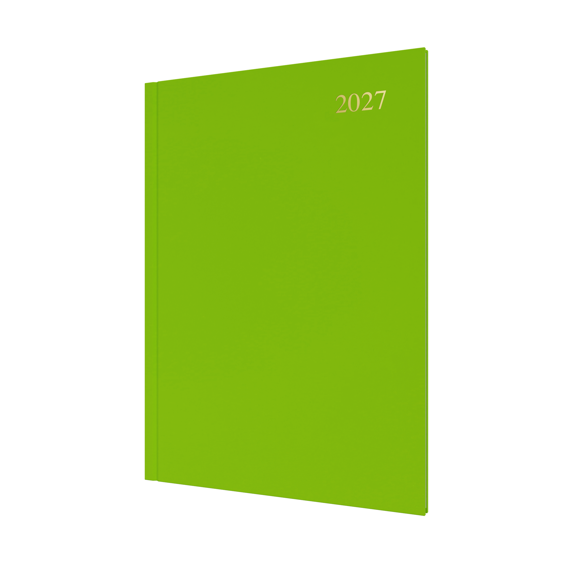 Collins Essential 2027 A4 Week to View Diary Lime front cover