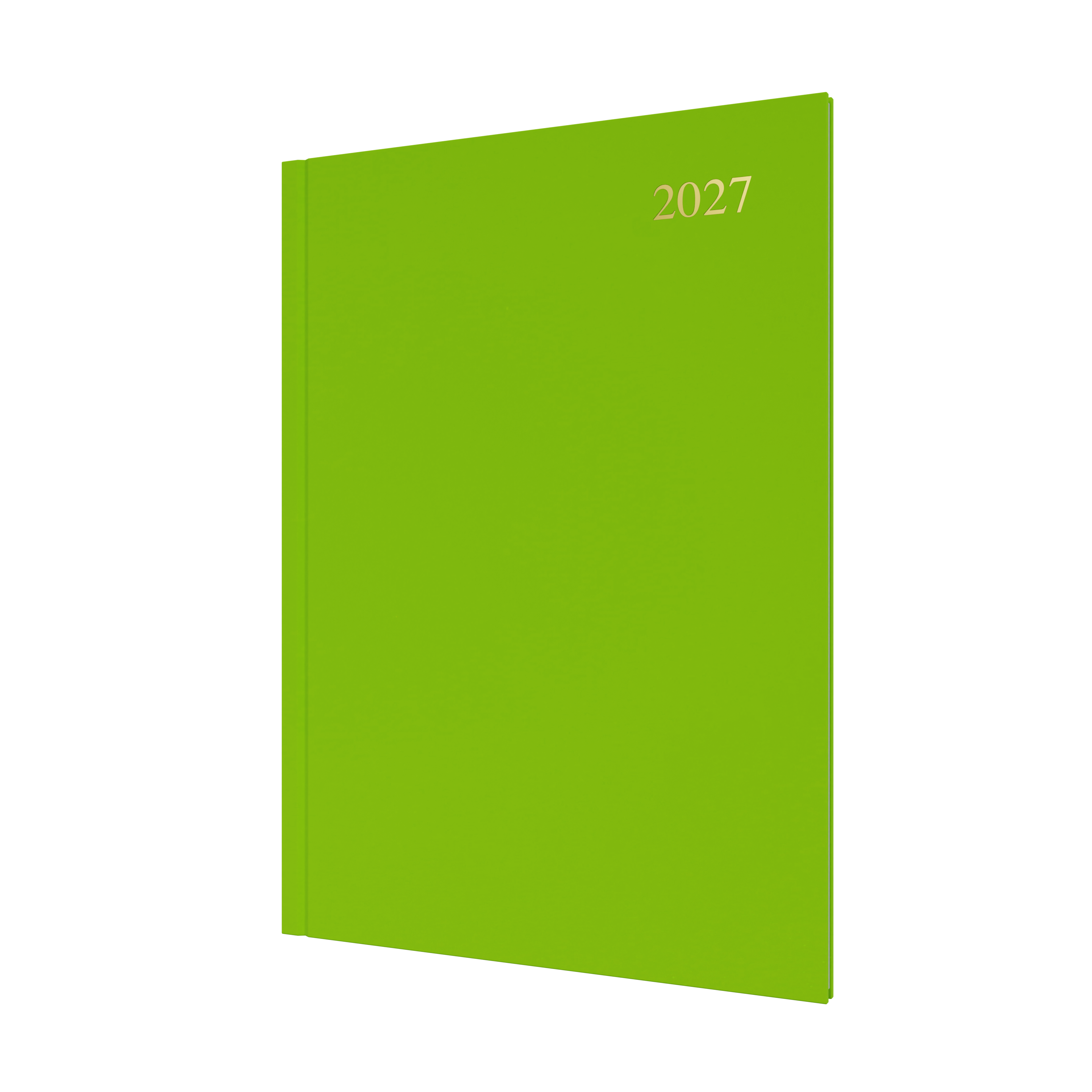 Collins Essential 2027 A4 Week to View Diary Lime front cover