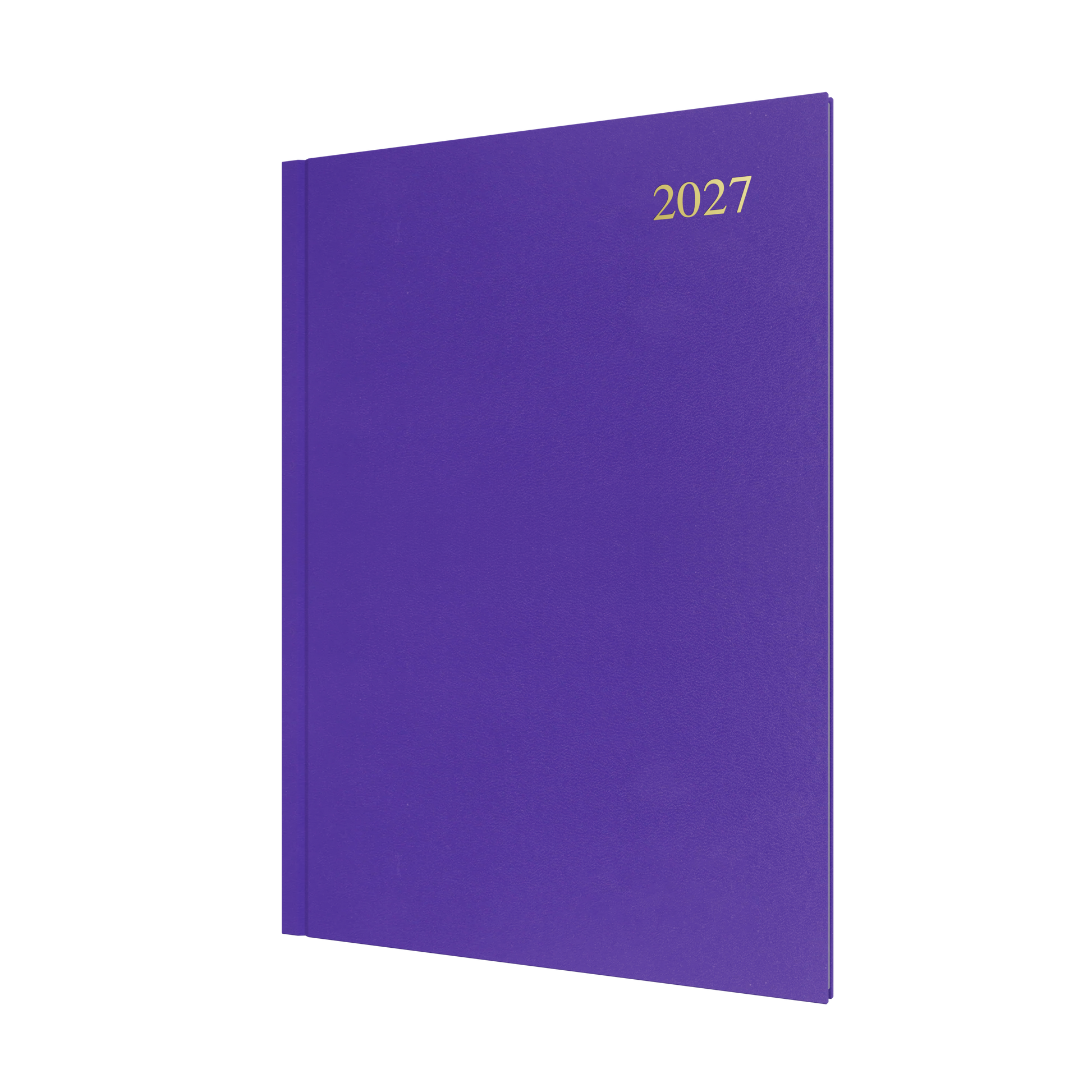 Collins Essential 2027 A4 Week to View Diary Purple front cover