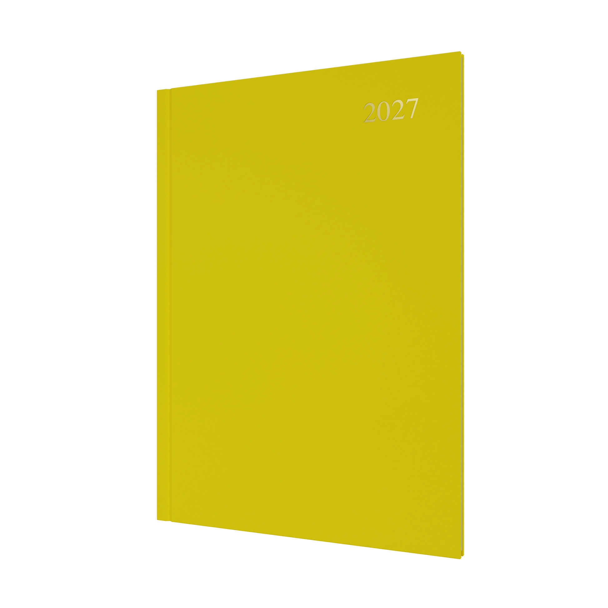 Collins Essential 2027 A4 Week to View Diary Yellow front cover