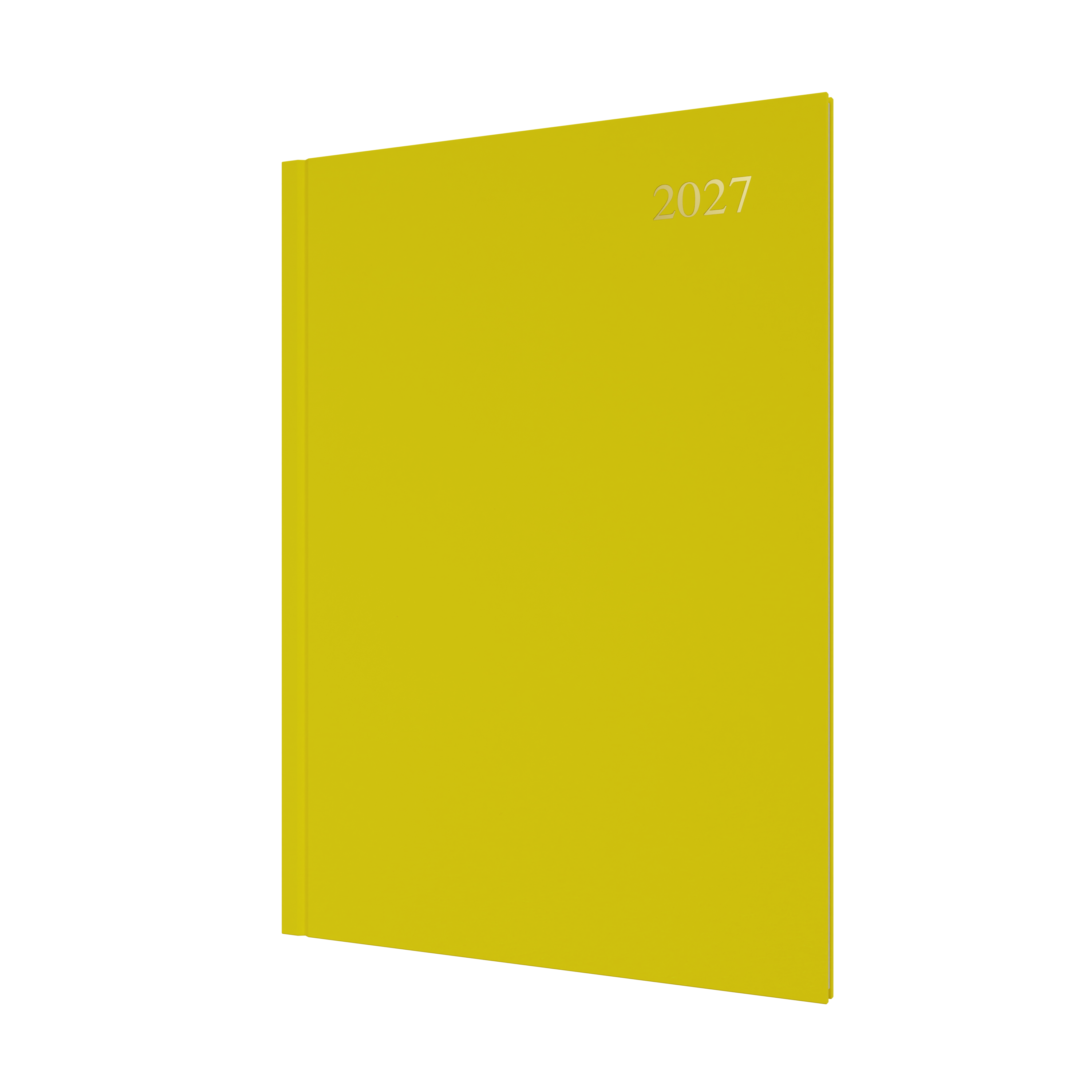 Collins Essential 2027 A4 Week to View Diary Yellow front cover