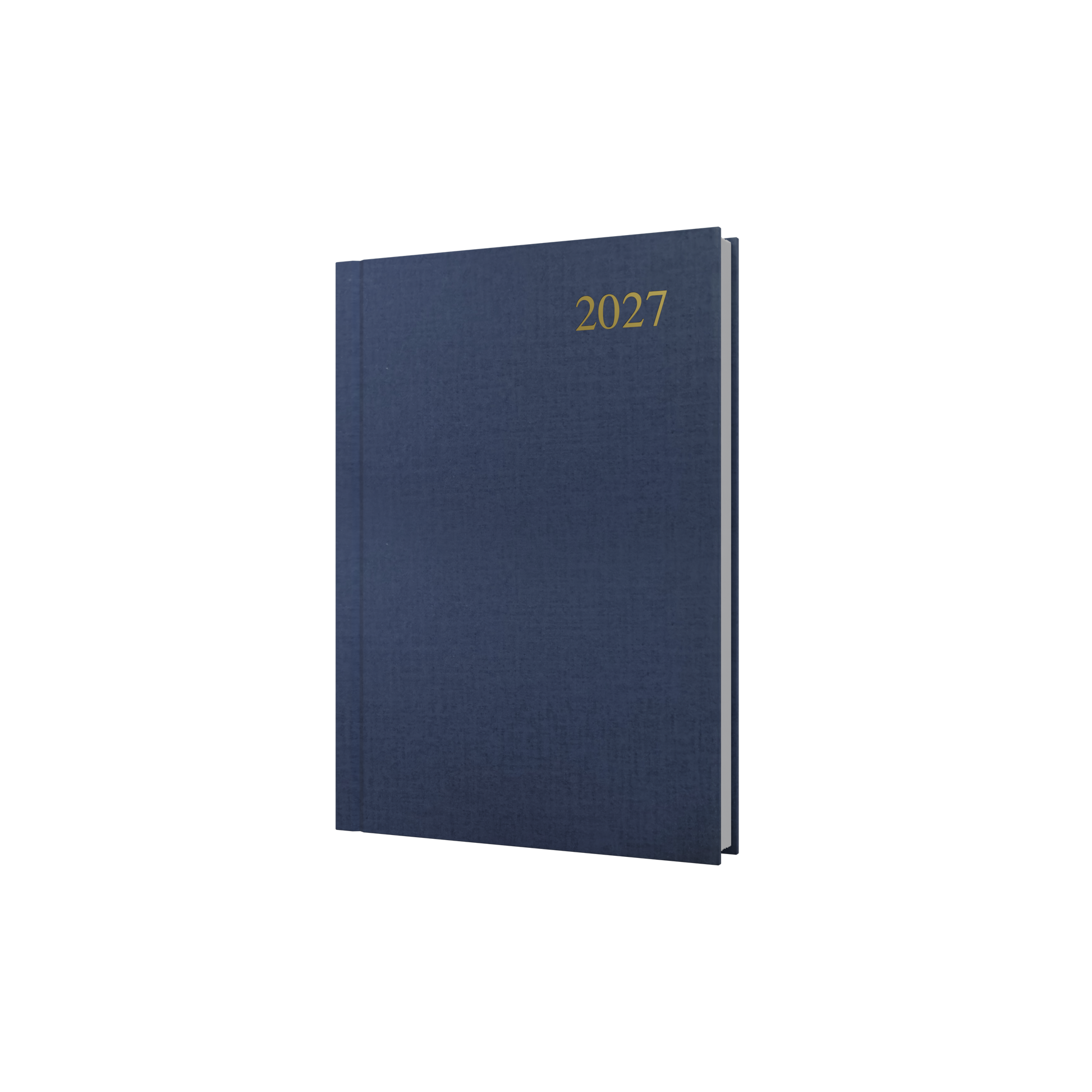 Collins Essential 2027 A5 Day to a Page Diary Grey front cover