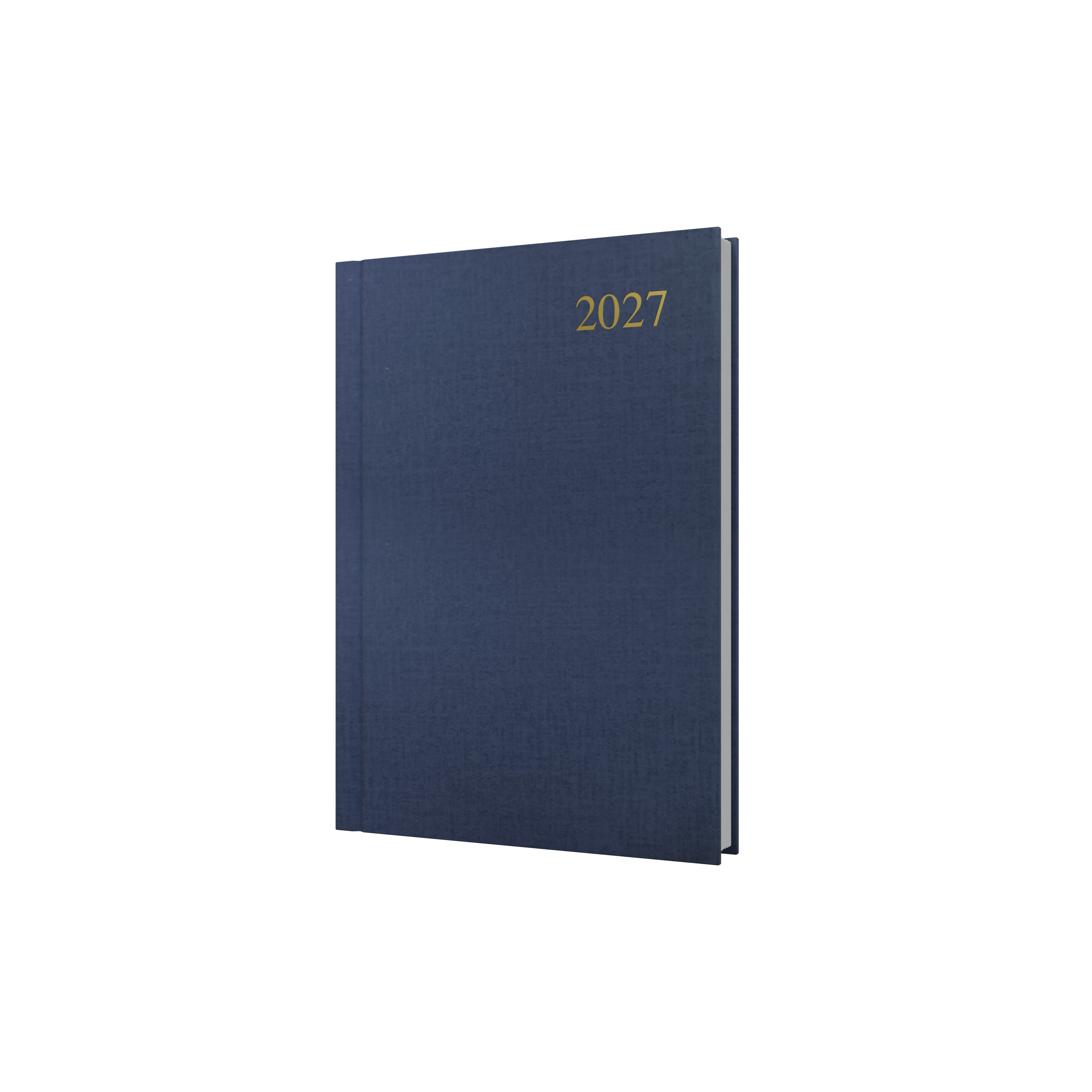 Collins Essential 2027 A5 Day to a Page Diary Grey front cover