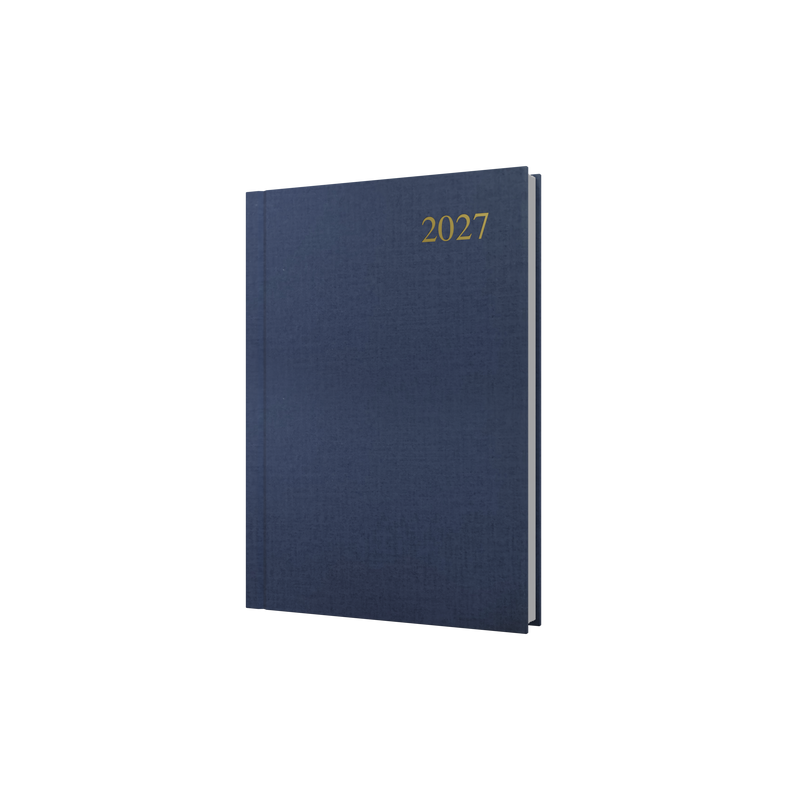 Collins Essential 2027 A5 Day to a Page Diary Grey front cover