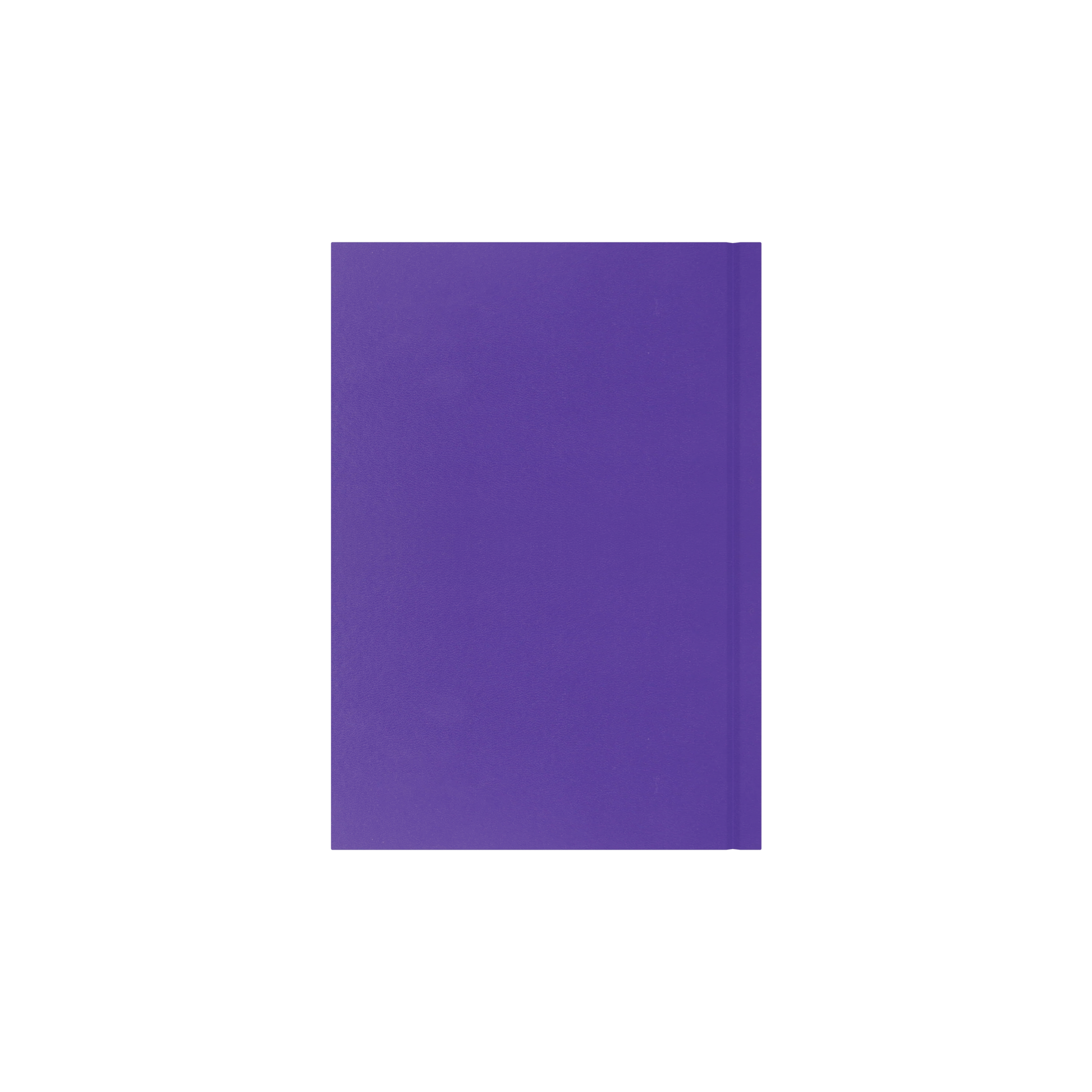 Collins Essential 2027 A5 day to a page diary purple cover and spine detail