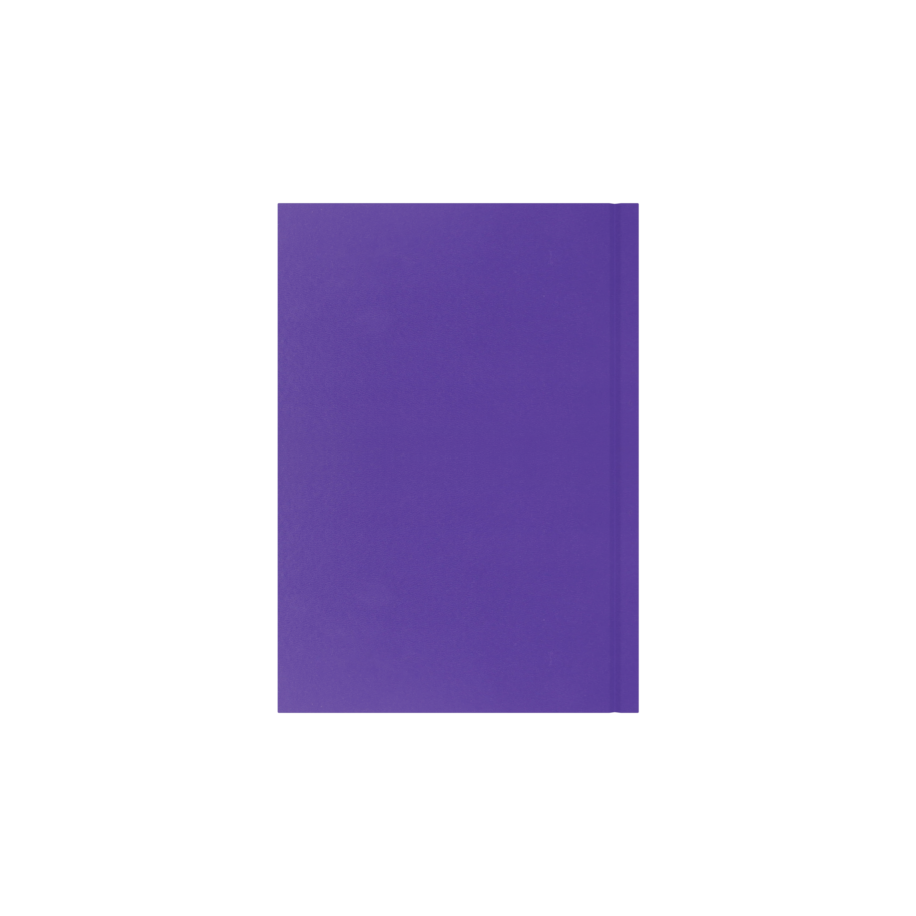 Collins Essential 2027 A5 day to a page diary purple cover and spine detail