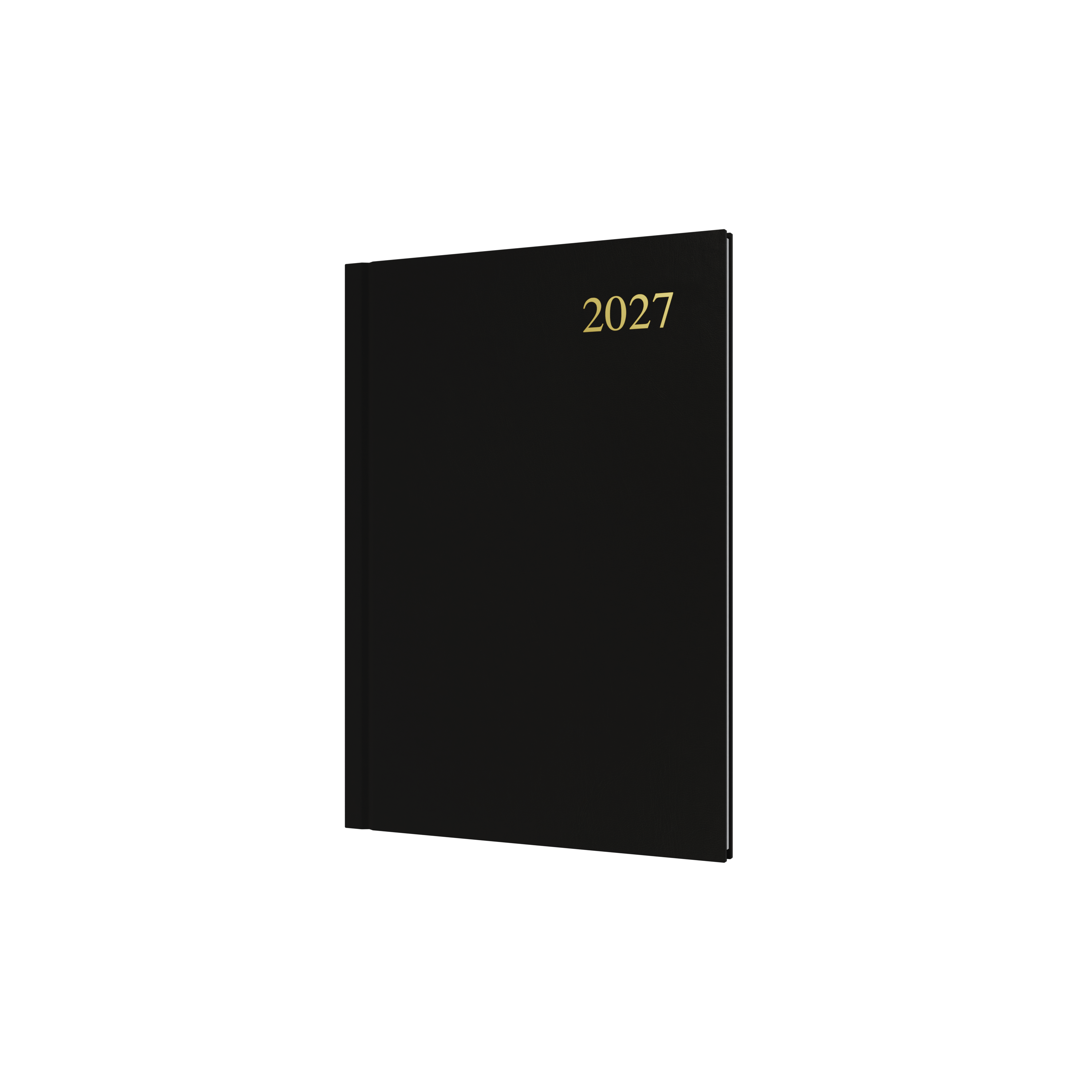 Collins Essential 2027 A5 Week to View Diary Black front cover