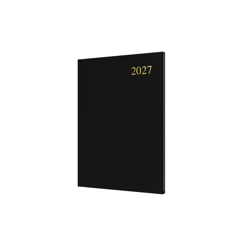 Collins Essential 2027 A5 Week to View Diary Black front cover