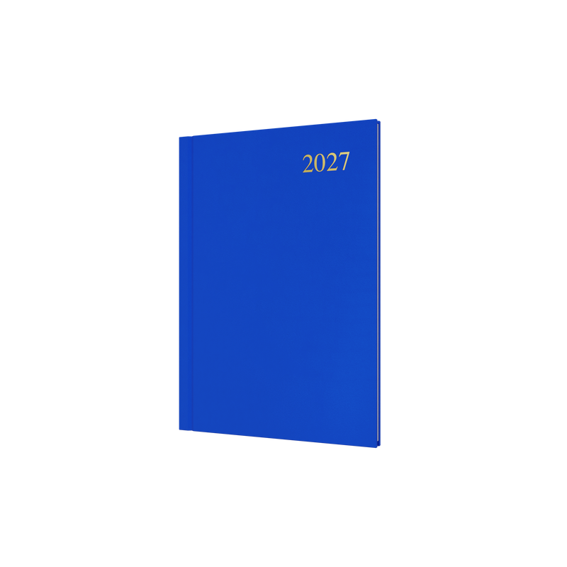 Collins Essential 2027 A5 Week to View Diary Blue front cover