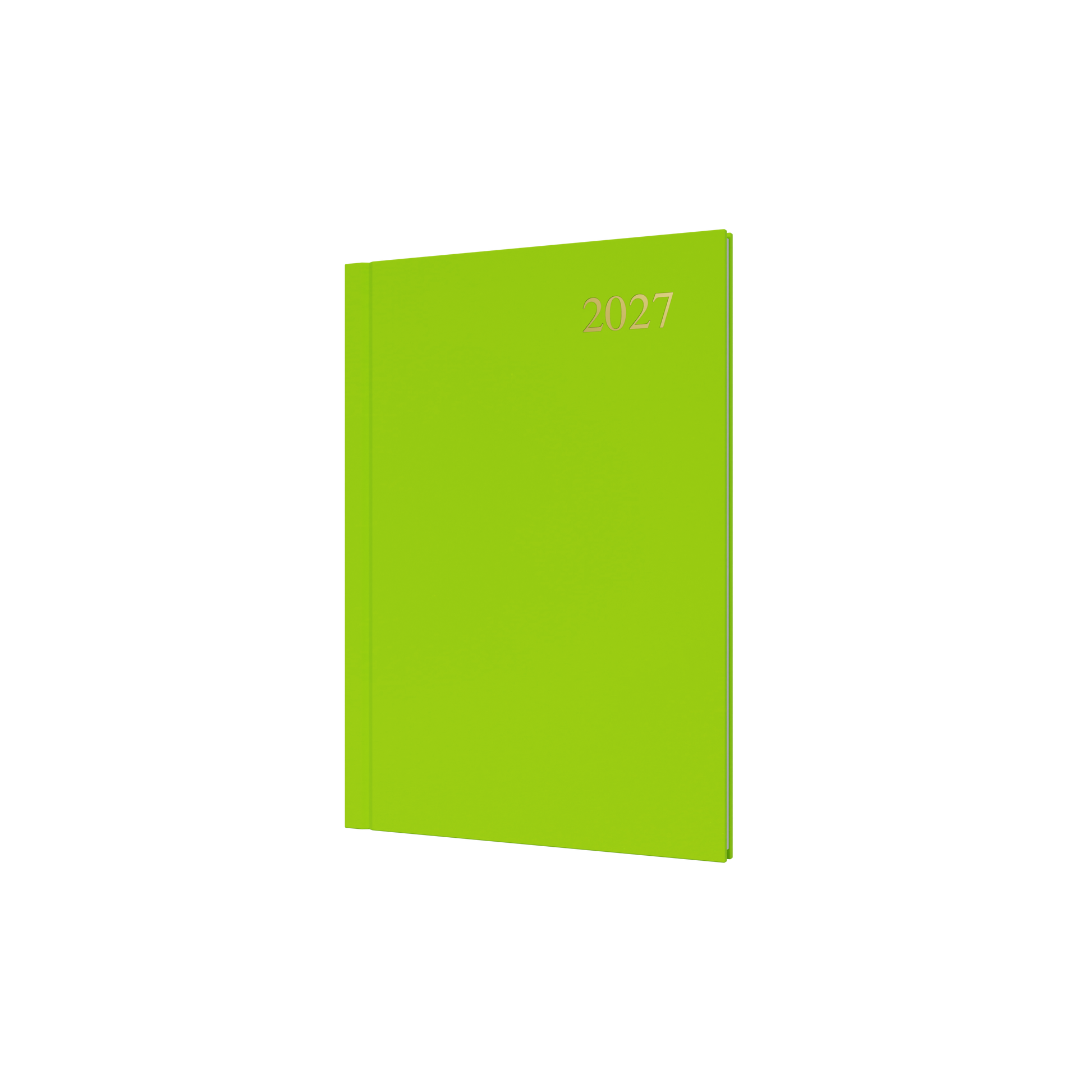 Collins Essential 2027 A5 Week to View Diary Lime front cover