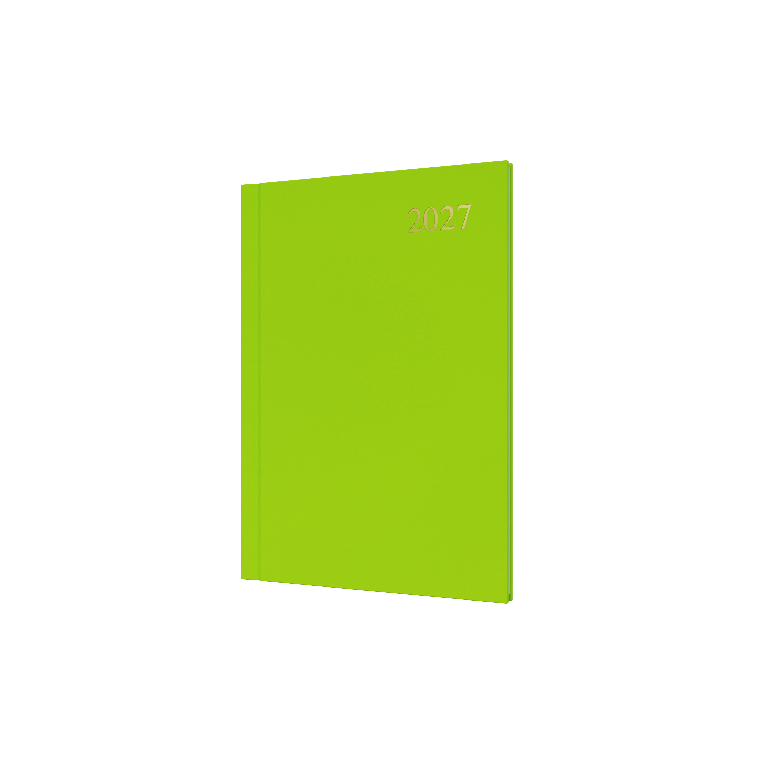 Collins Essential 2027 A5 Week to View Diary Lime front cover