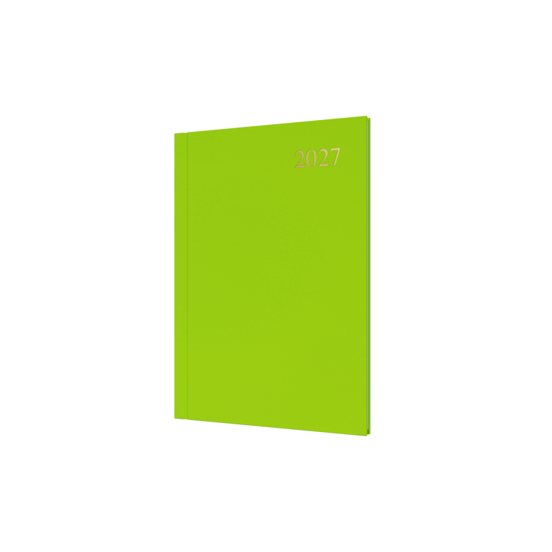 Collins Essential 2027 A5 Week to View Diary Lime front cover