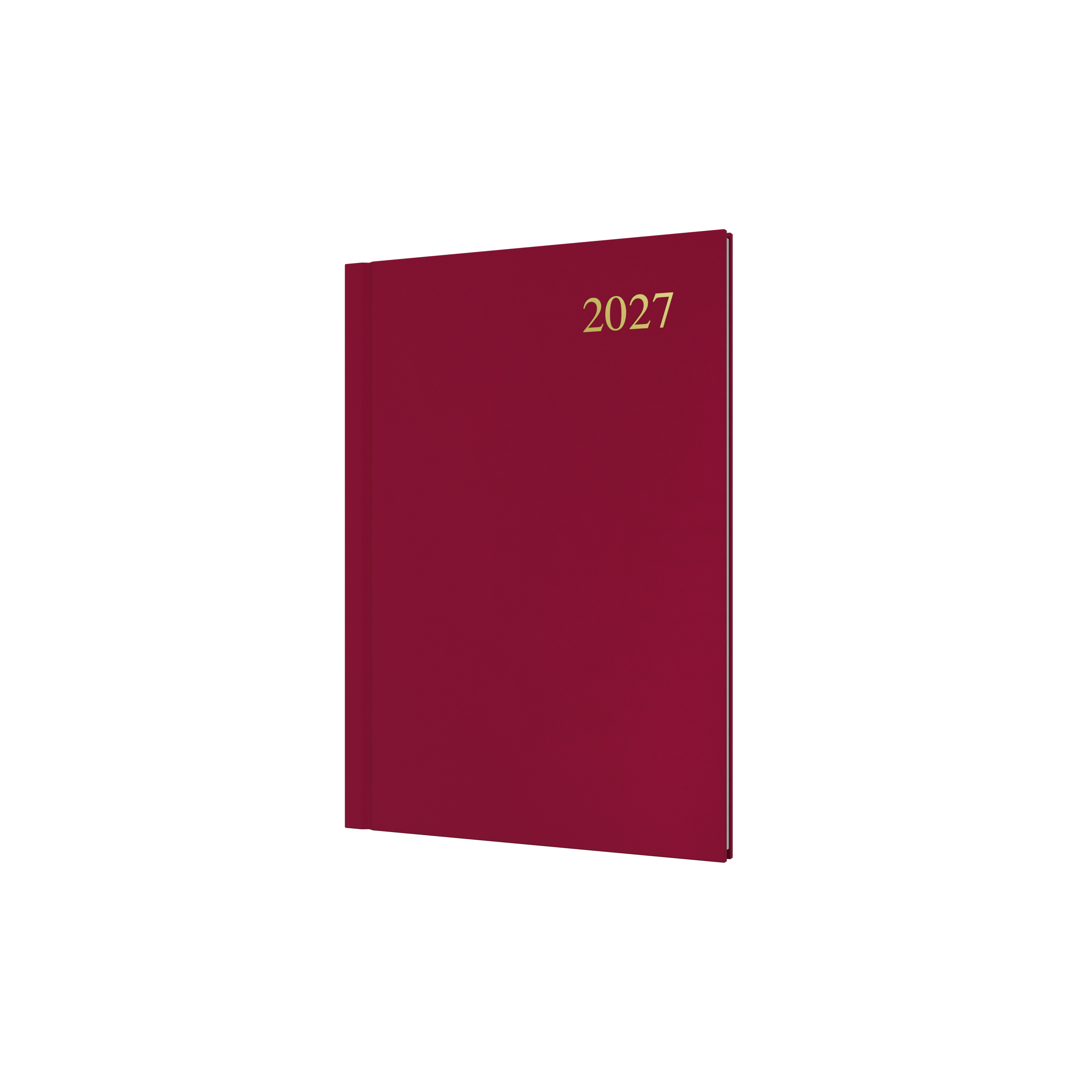 Collins Essential 2027 A5 Week to View Diary Maroon front cover