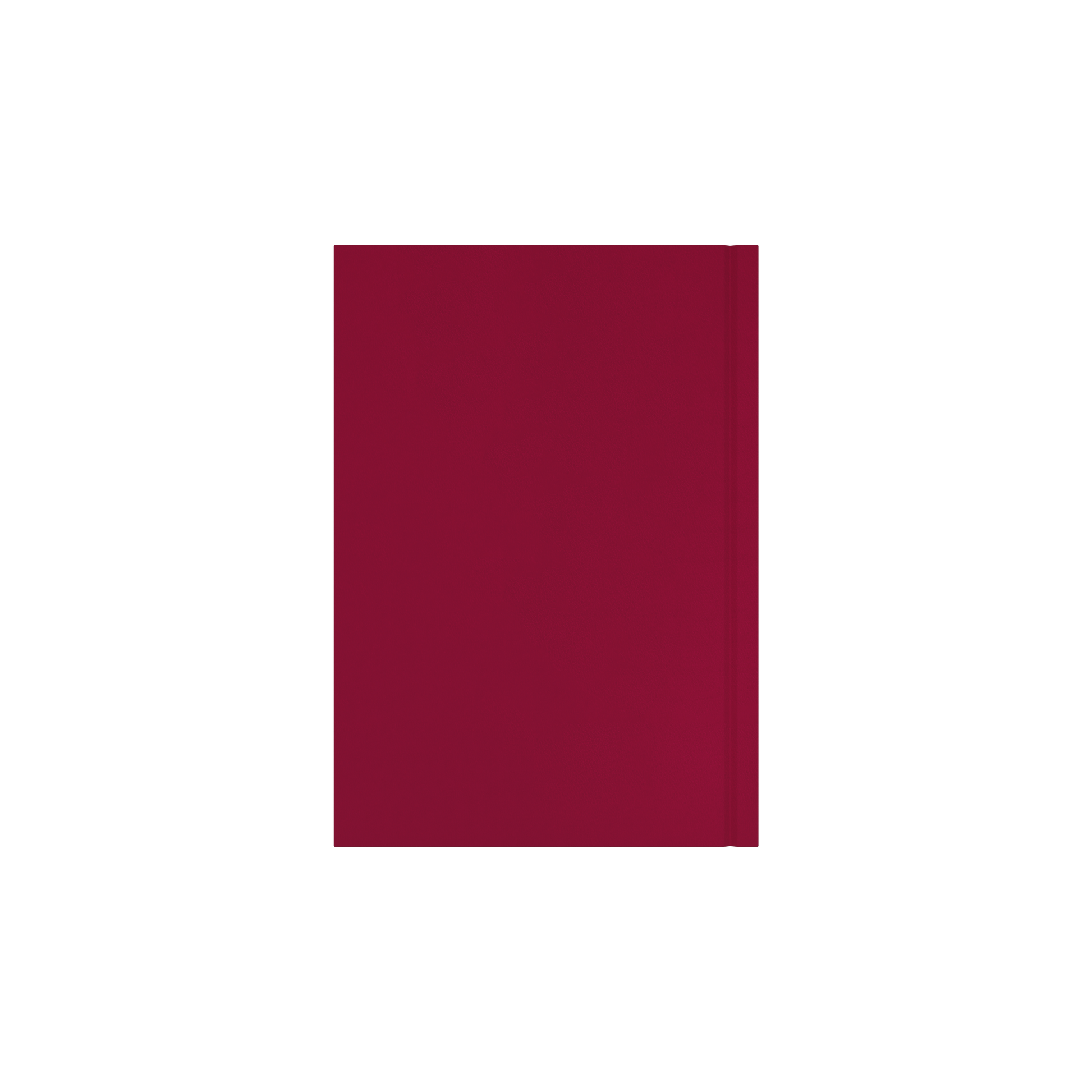 Collins Essential 2027 A5 week to view diary maroon cover and spine detail
