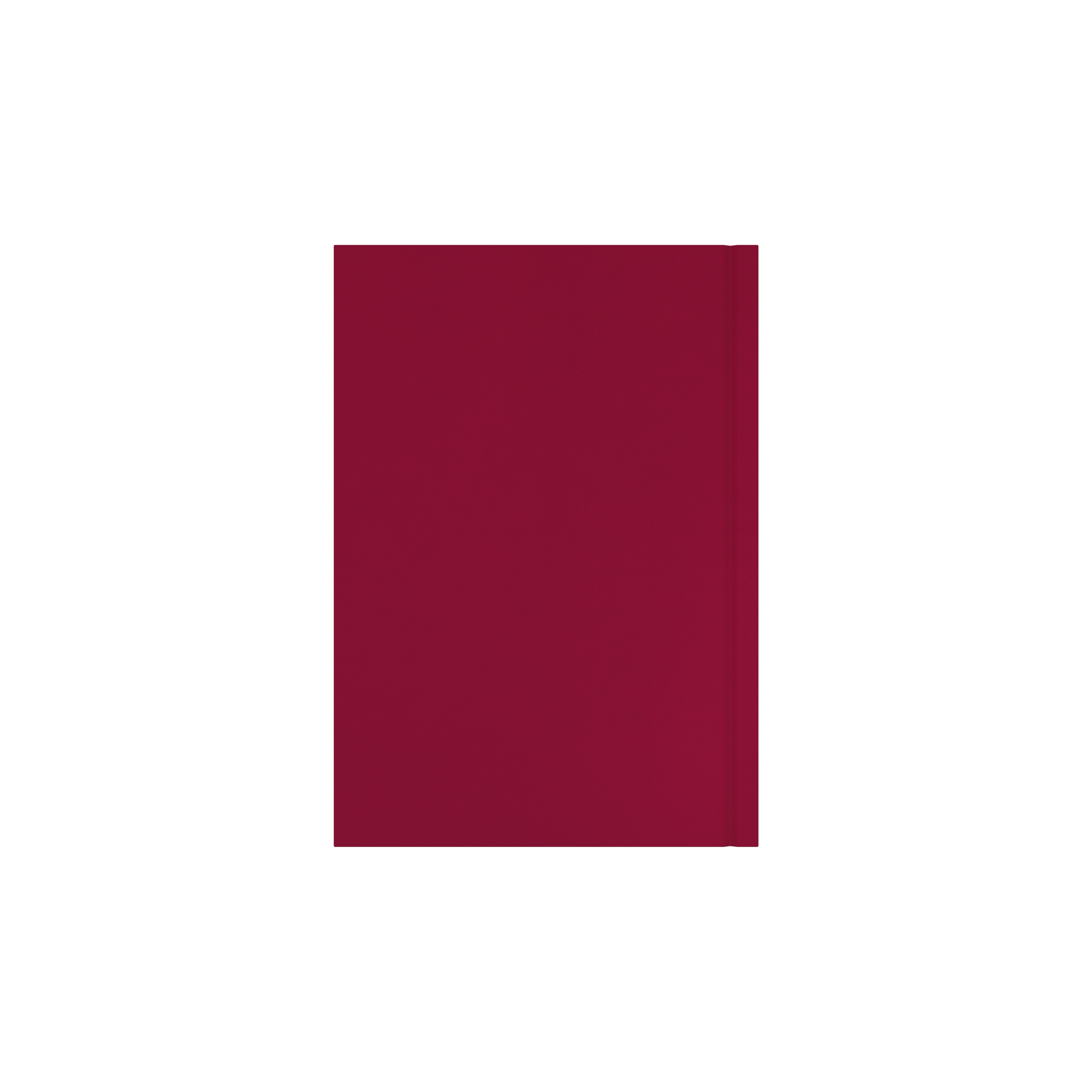 Collins Essential 2027 A5 week to view diary maroon cover and spine detail