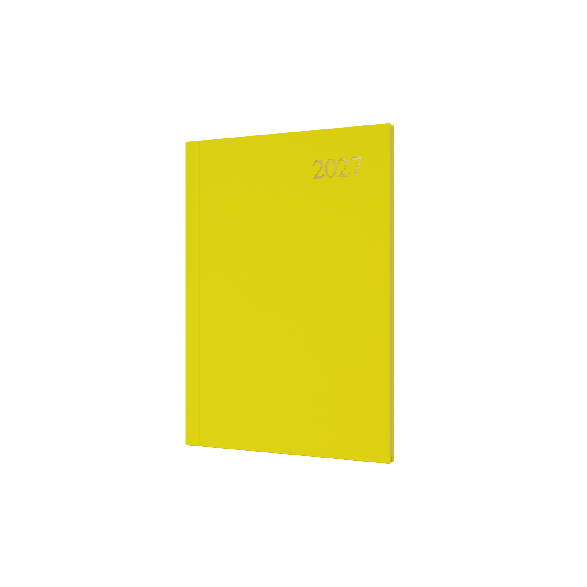 Collins Essential 2027 A5 Week to View Diary Yellow front cover