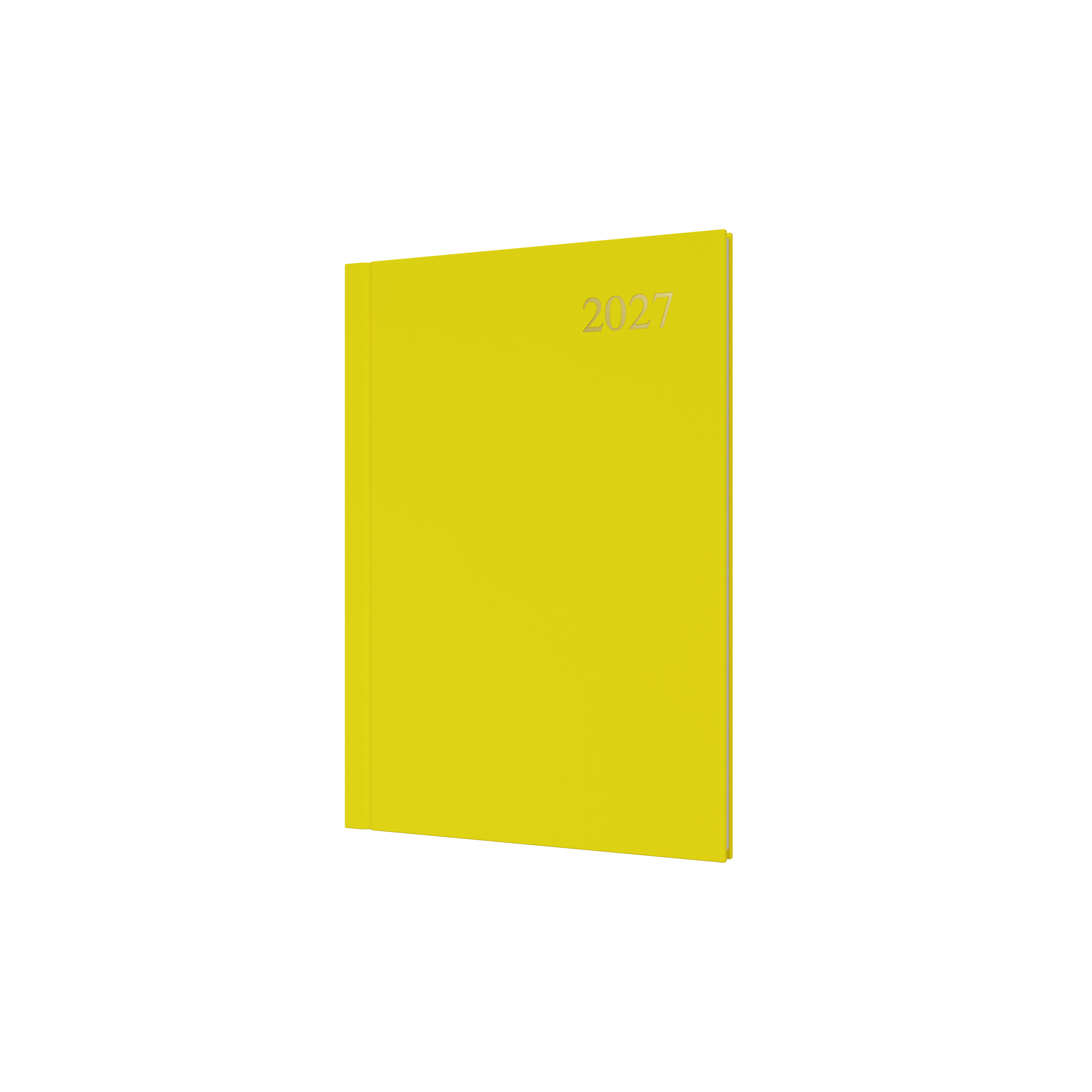 Collins Essential 2027 A5 Week to View Diary Yellow front cover