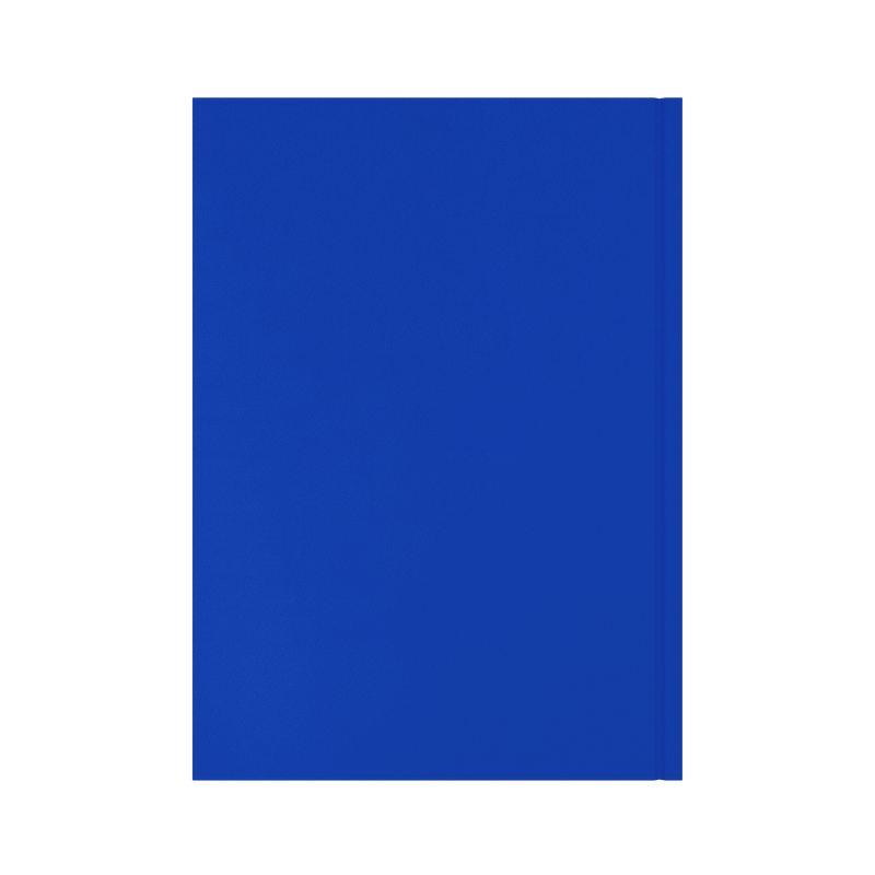 Collins Essential Appointment 2027 A4 day to a page diary blue cover and spine detail