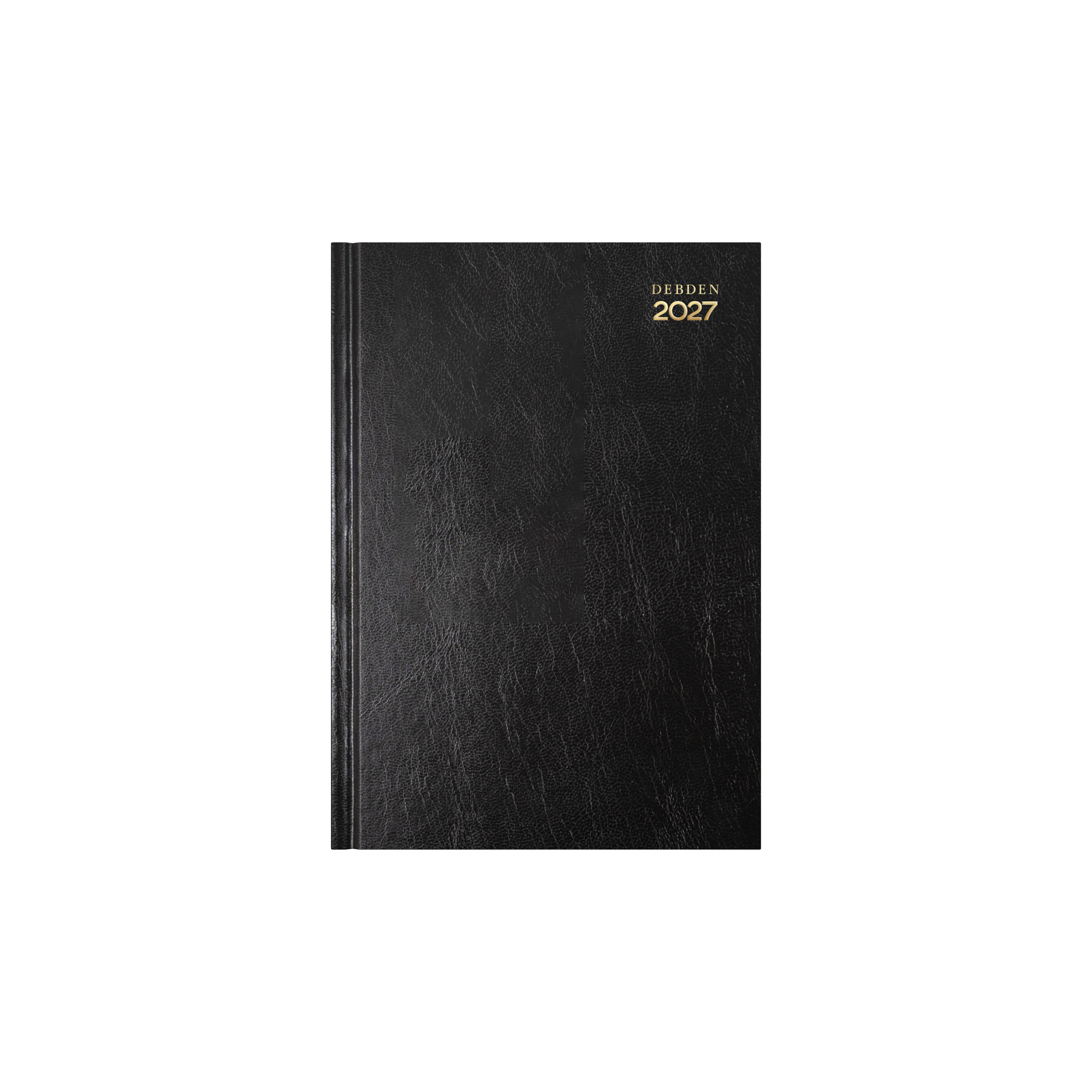 Kyoto 2027 A5 Day to Page Black angled view open