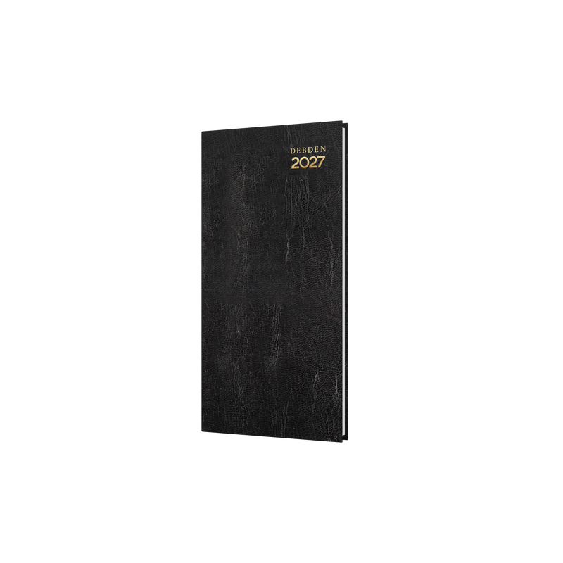Kyoto 2027 B6/7 Slimline Week to View Black front cover